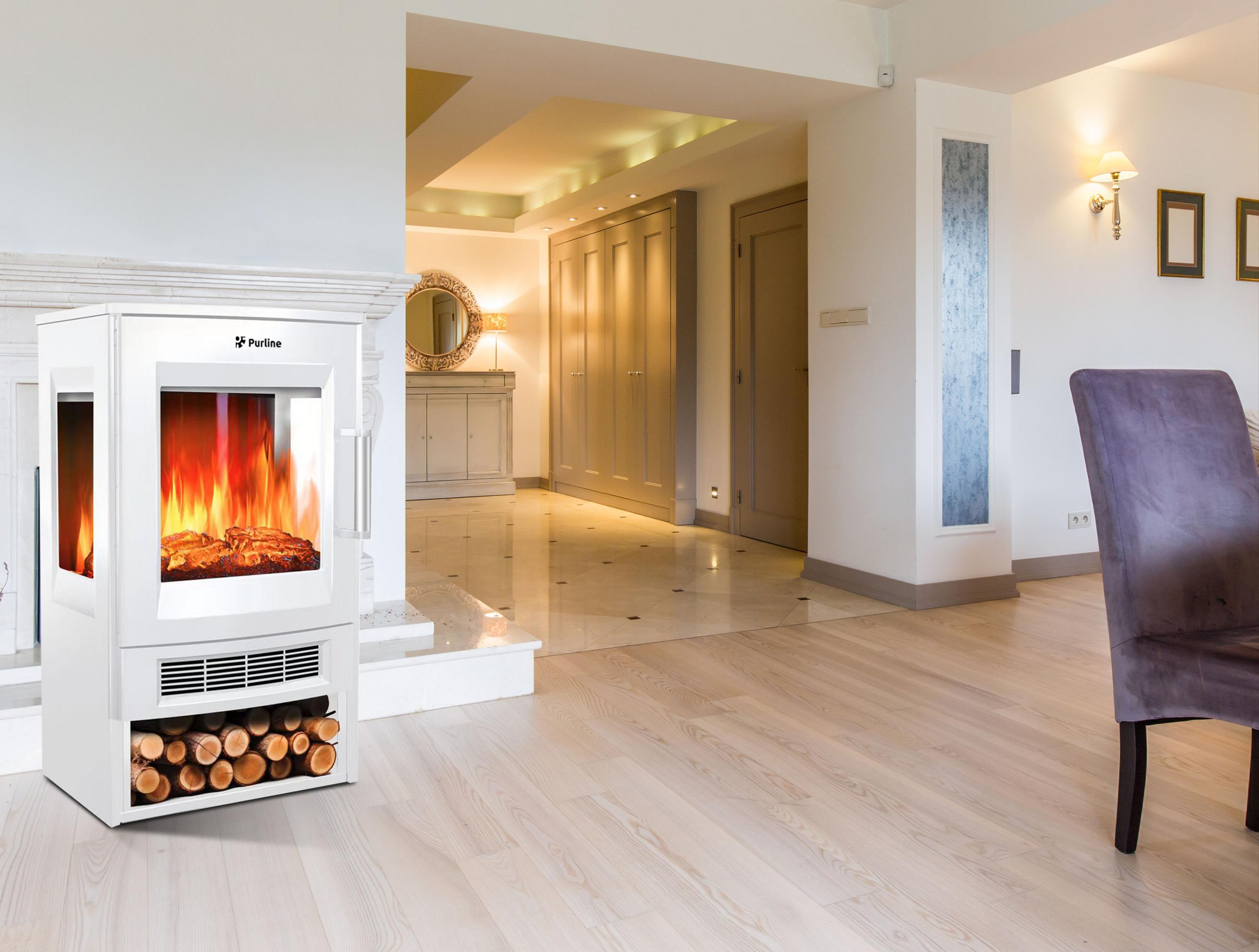 Estufa eléctrica wifi CHE-720W blanco 1800w - 4