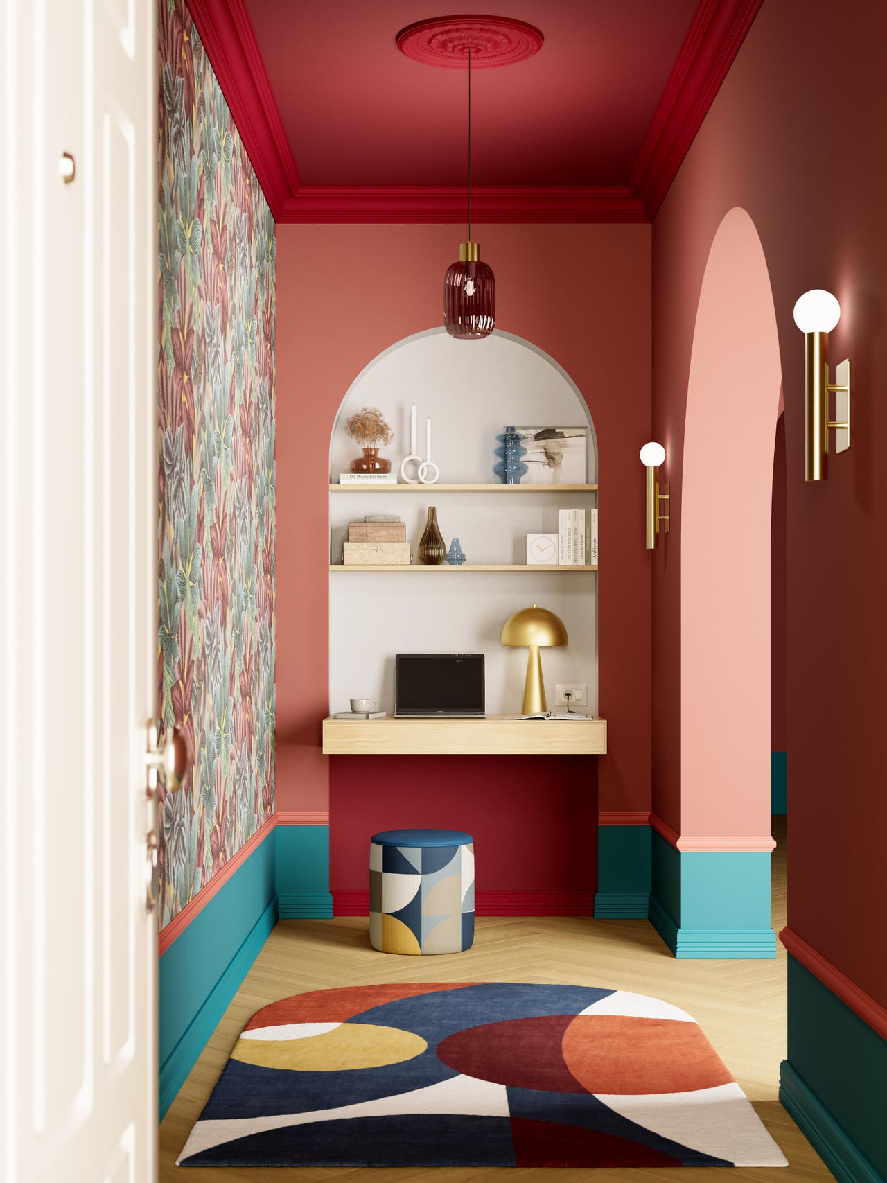 Diapositive Un ingresso colorato e super glamour
