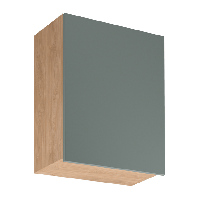 Szafka kuchenna wisząca Acari 60 cm wys. 72 cm kolor zielony/dąb
