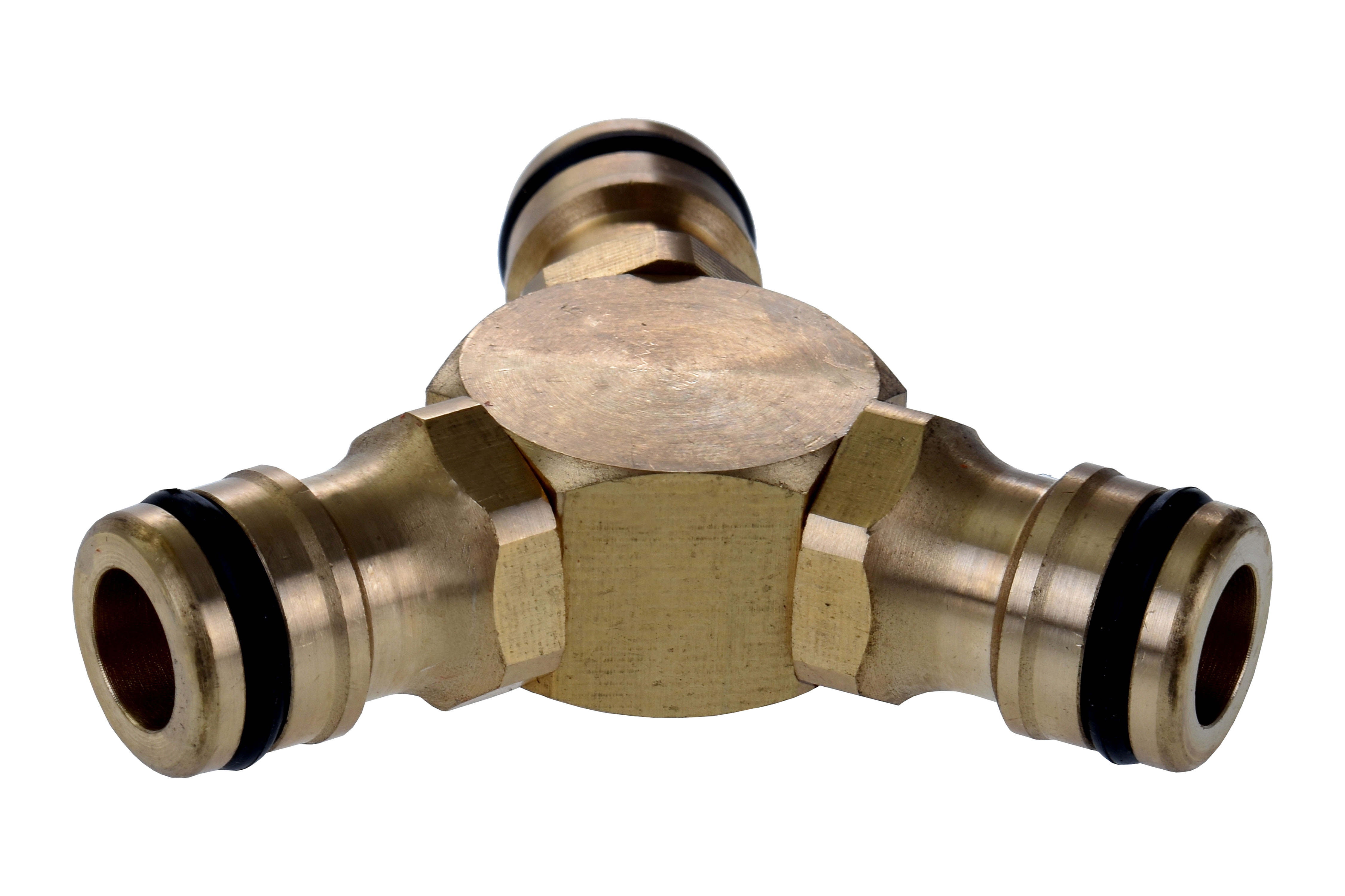 Trójnik do węża 1/2" mosiężny