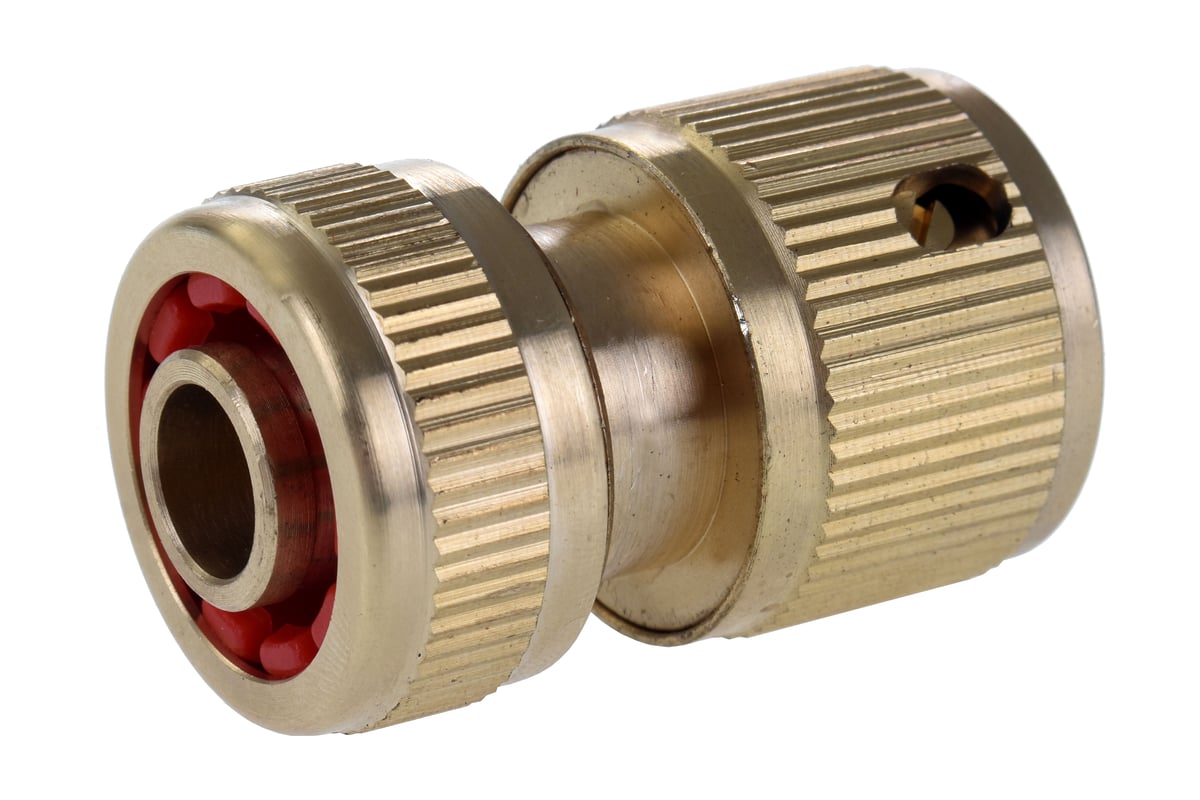 Szybkozłącze do węża 12.7 mm(1") z funkcją stop mosiężne