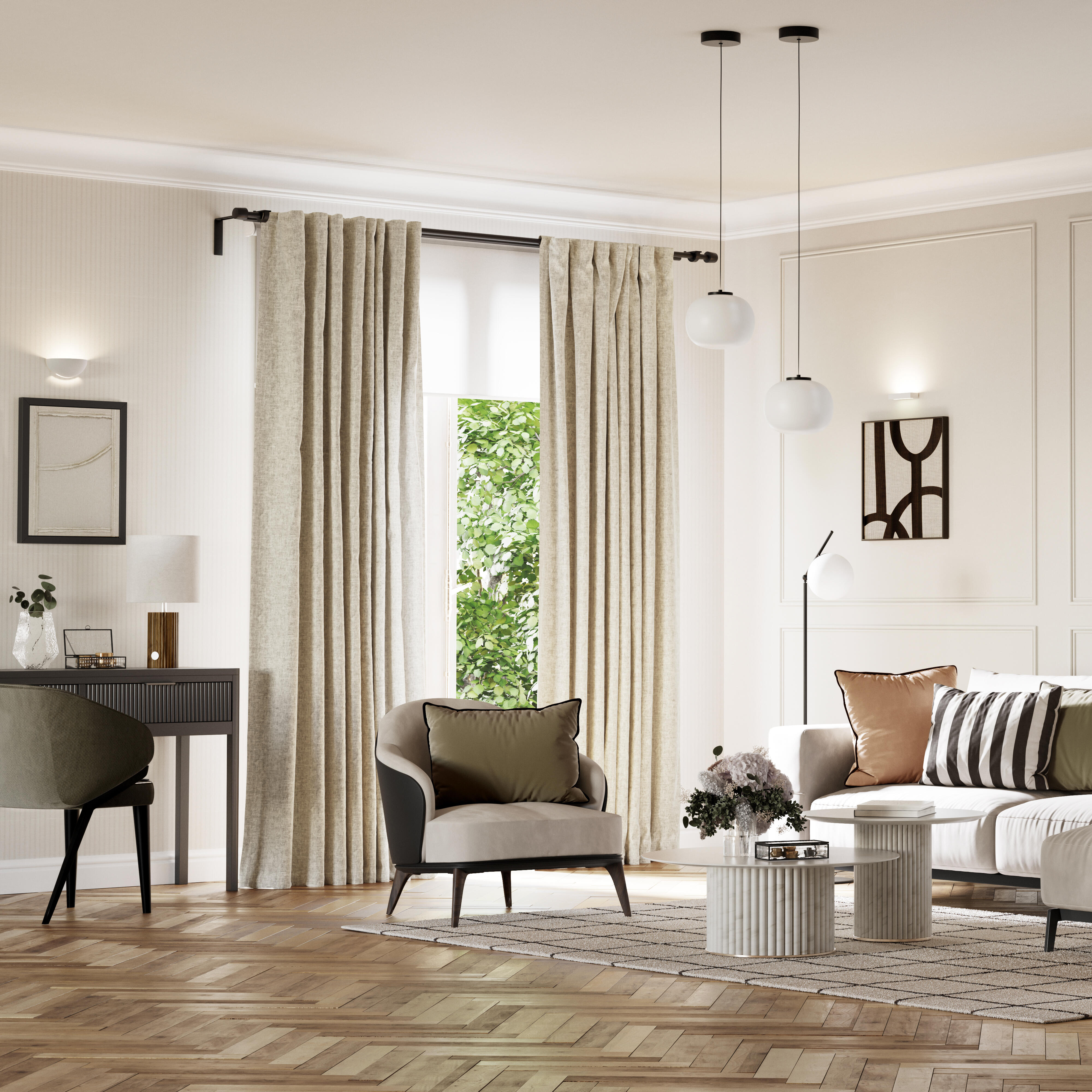 Candeeiro de parede inspire SESTRIERE E27 31cm 1 luz branco - 3