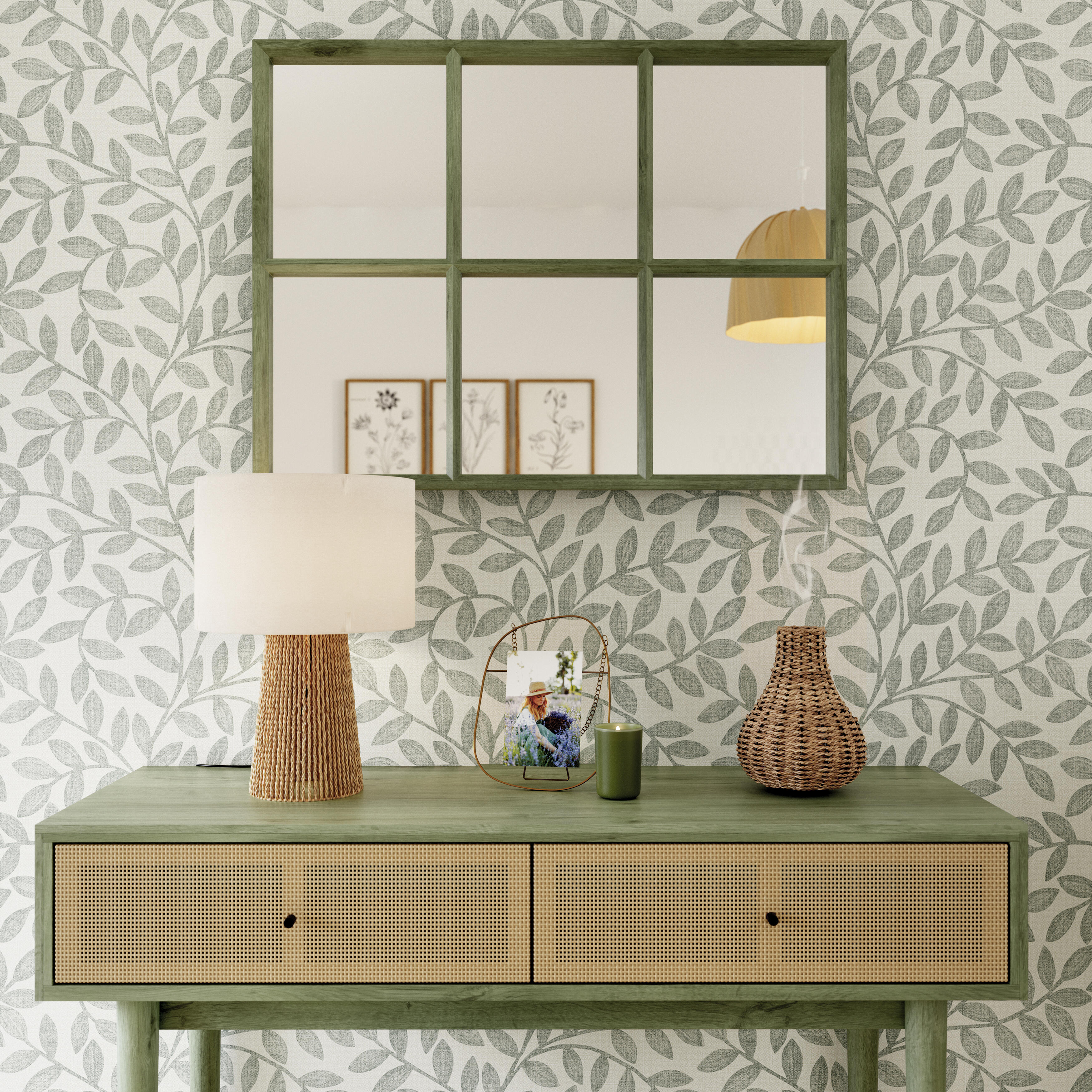 Espelho Victoire 60x80cm bege Inspire - 10