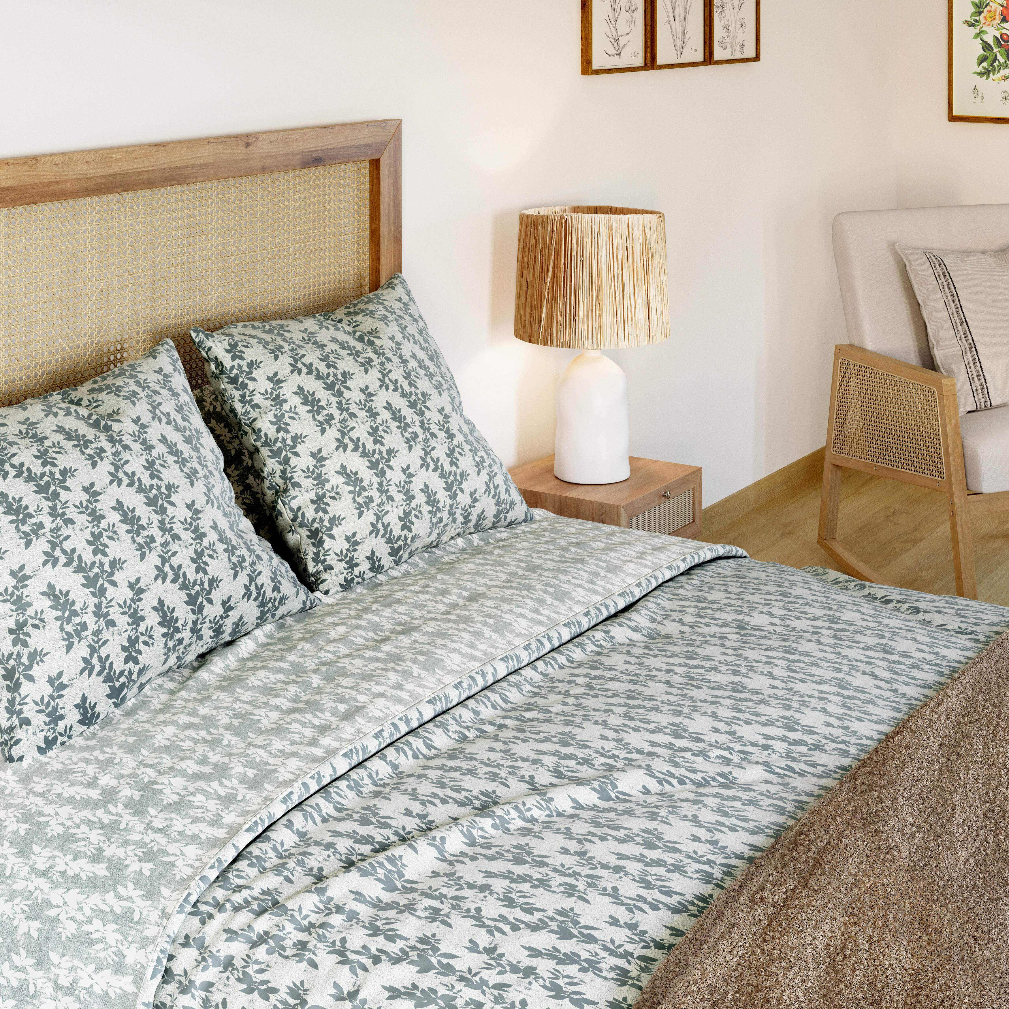 Candeeiro de mesa Inspire BOMOA e27 d35cm branco - 12