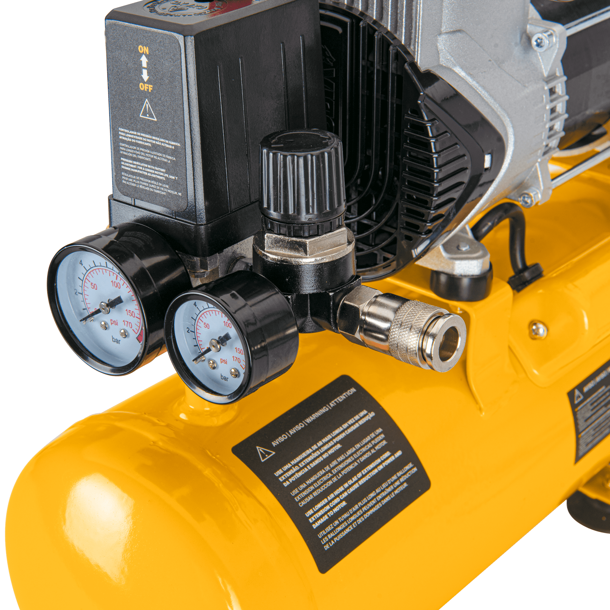 Compressor sem óleo silencioso 8 L 1,5 CV 8 Bar VICSOS8 Vito - 6
