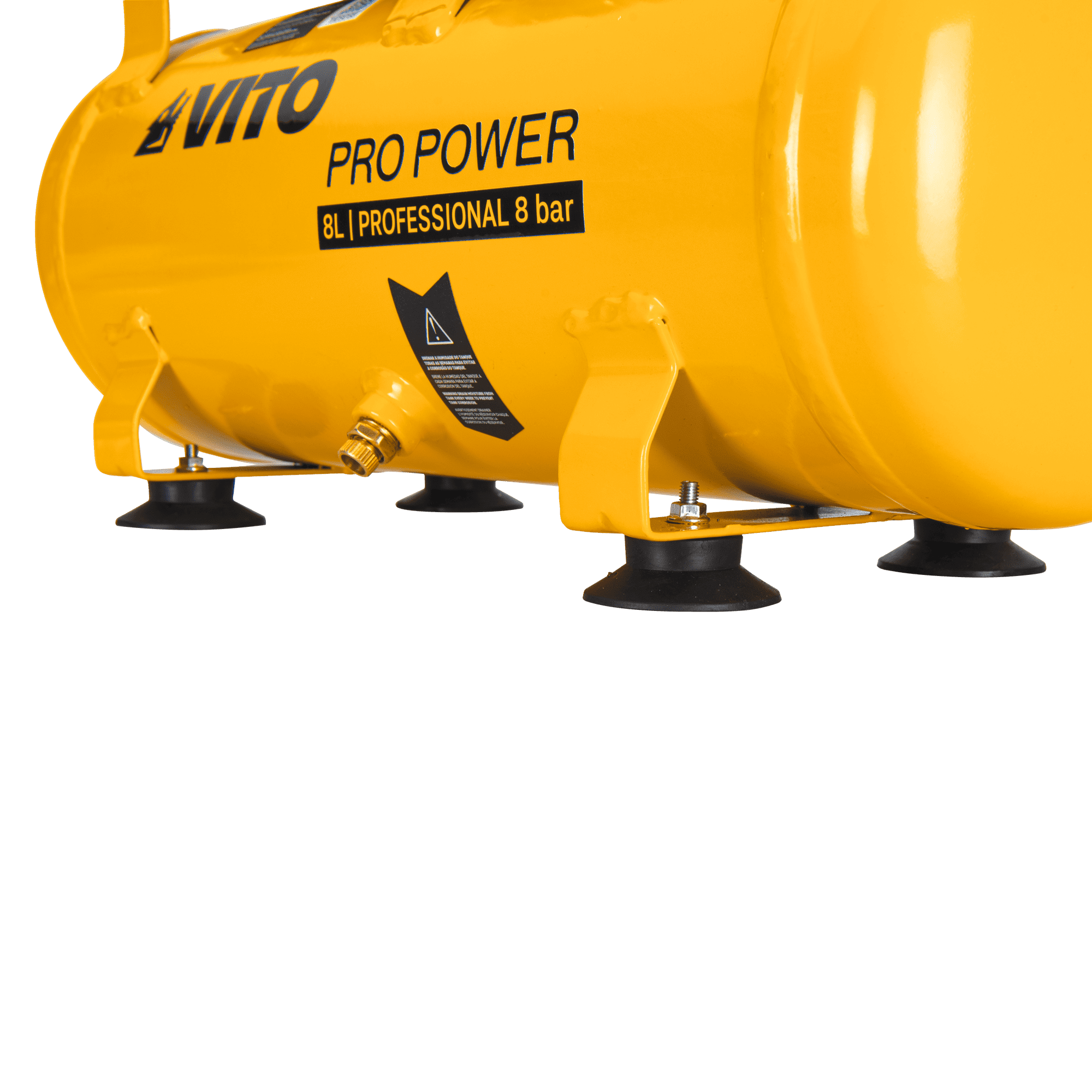 Compressor sem óleo silencioso 8 L 1,5 CV 8 Bar VICSOS8 Vito - 4