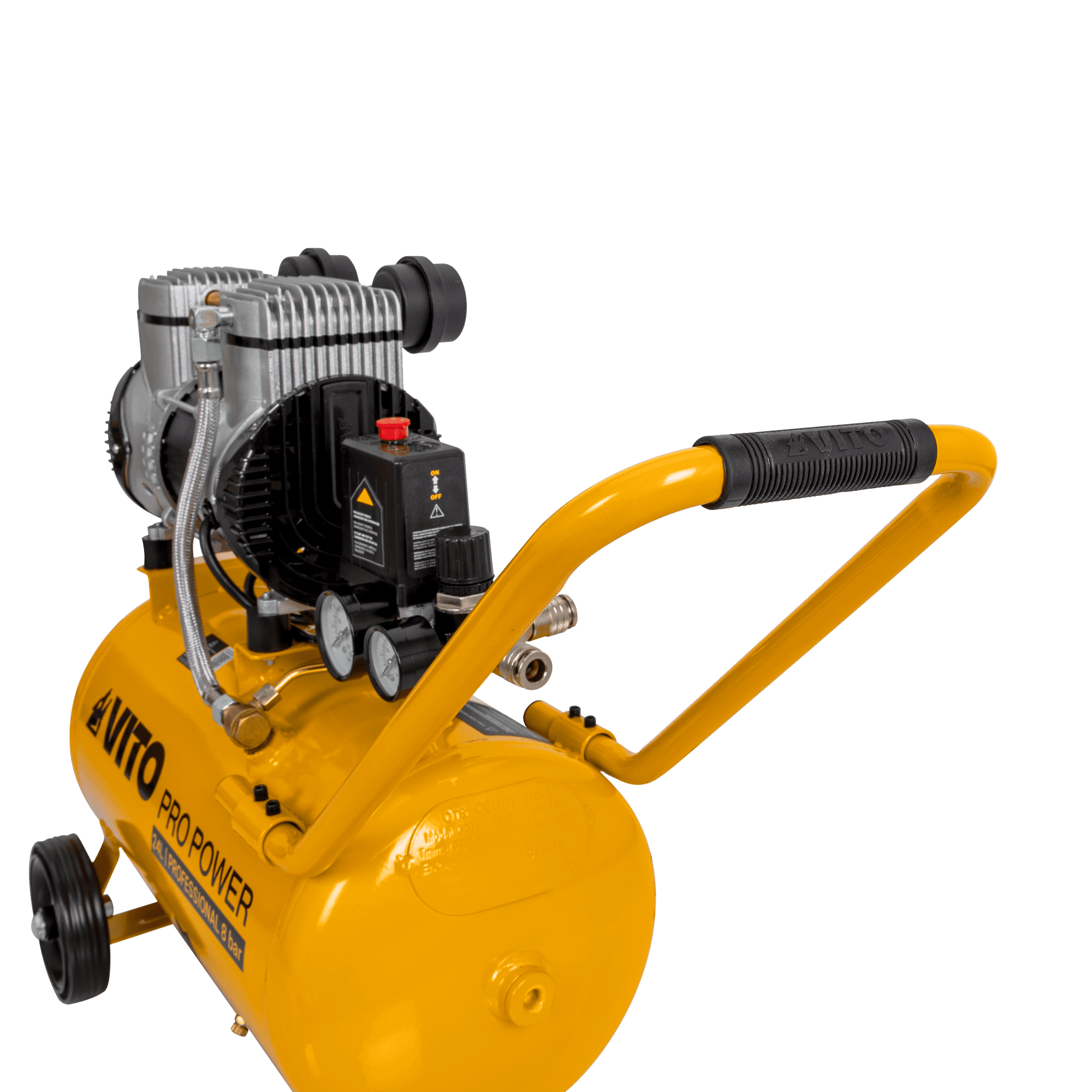 Compressor sem óleo 24 L 2 CV 8 Bar Vito VICSOS25A - 3