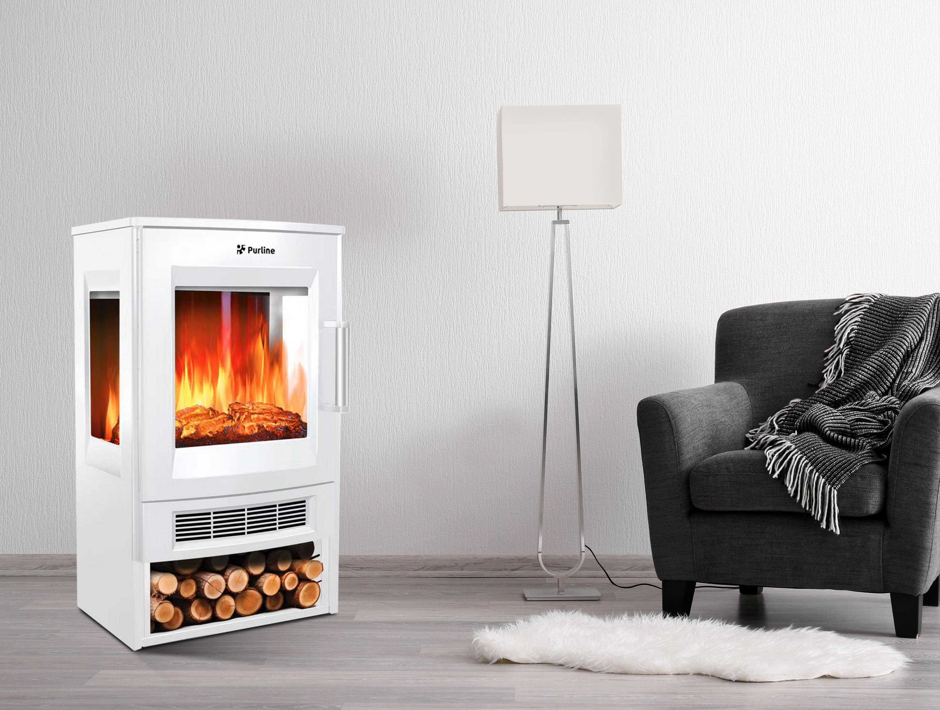 Estufa eléctrica wifi CHE-720W blanco 1800w - 3