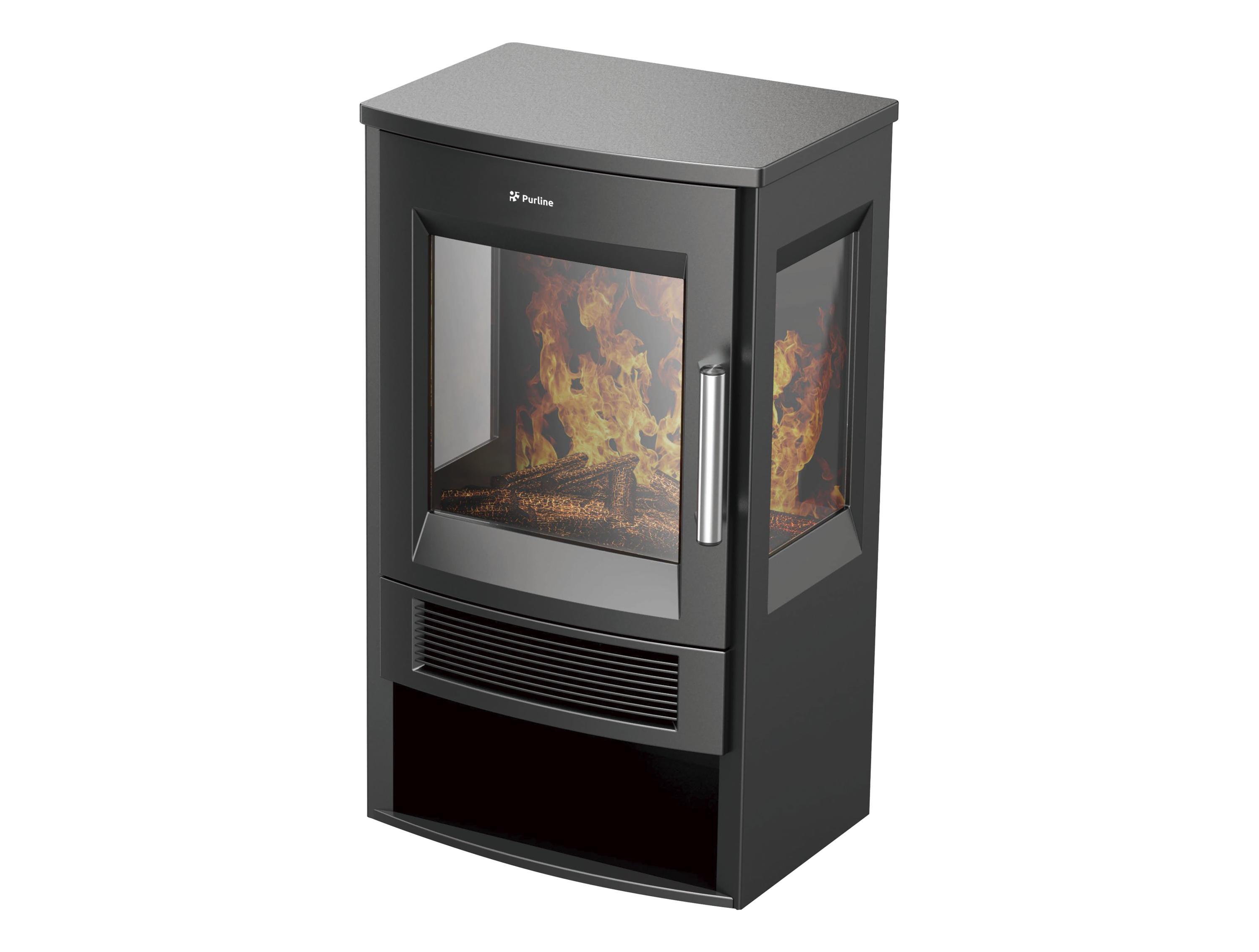 Estufa eléctrica wifi CHE-720 B negro 1800 W - 3