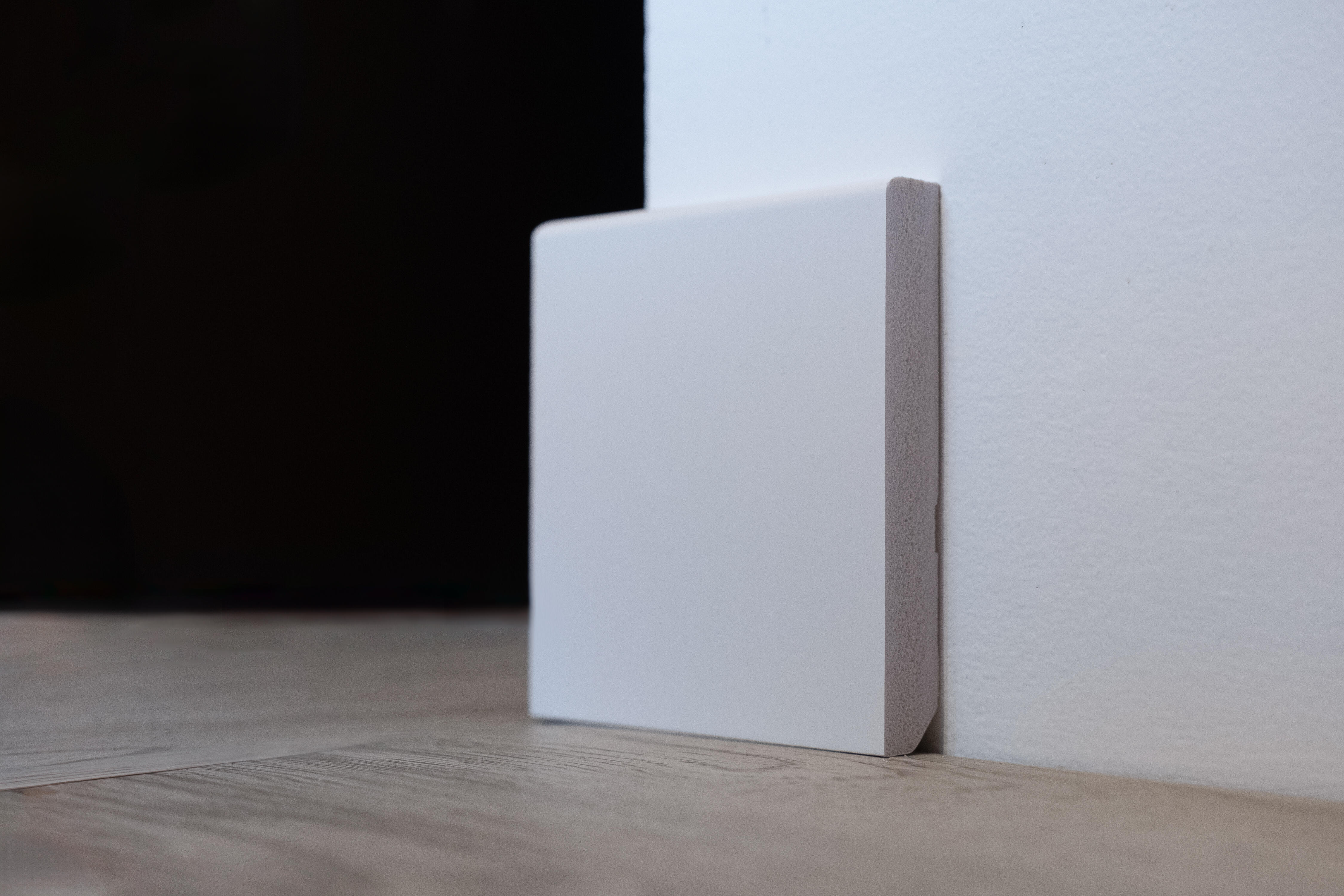 Rodapé PVC branco mate 14x100x2500 mm Cicodoor branco - 2