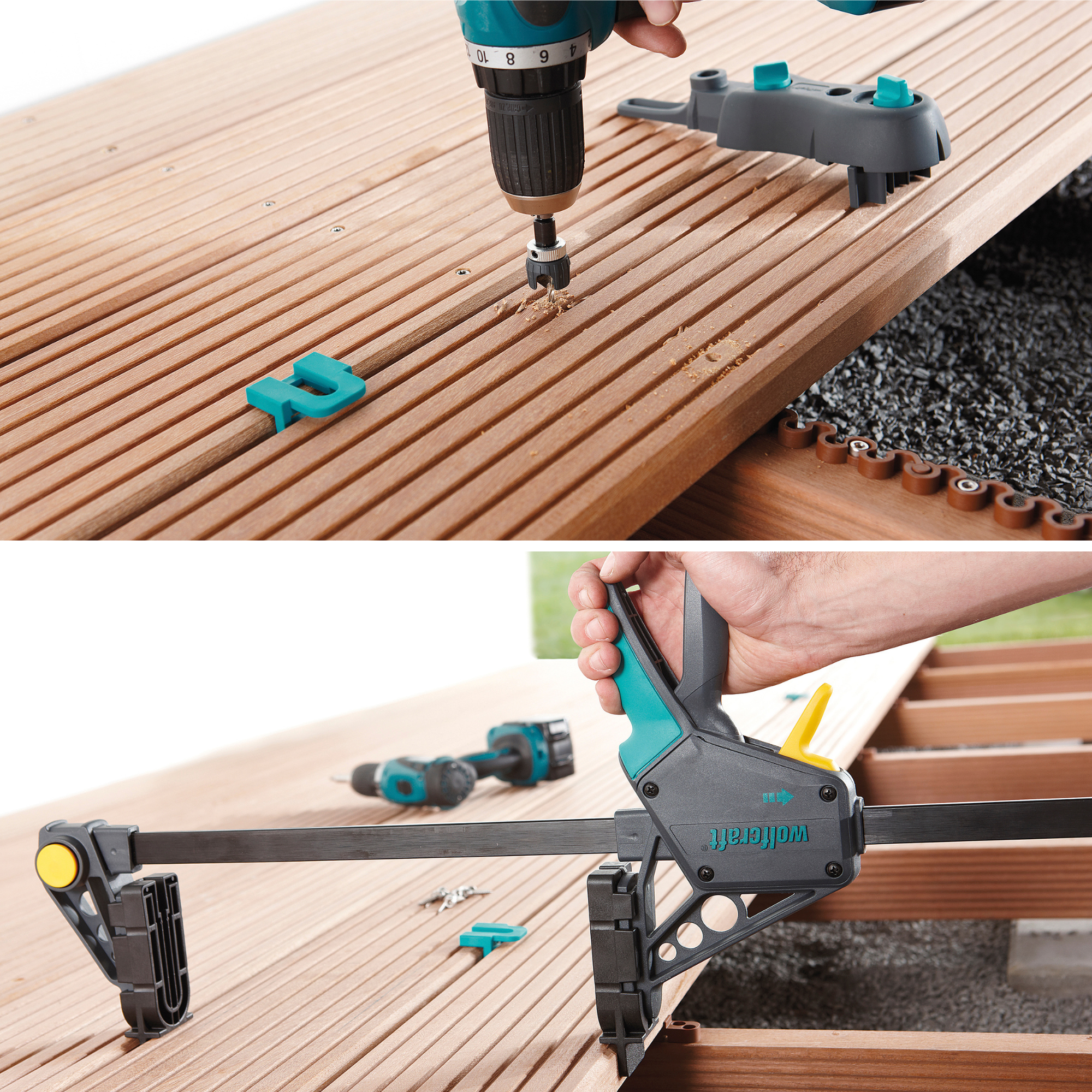 Kit de serrage rapide WOLFCRAFT, 450 mm - 3