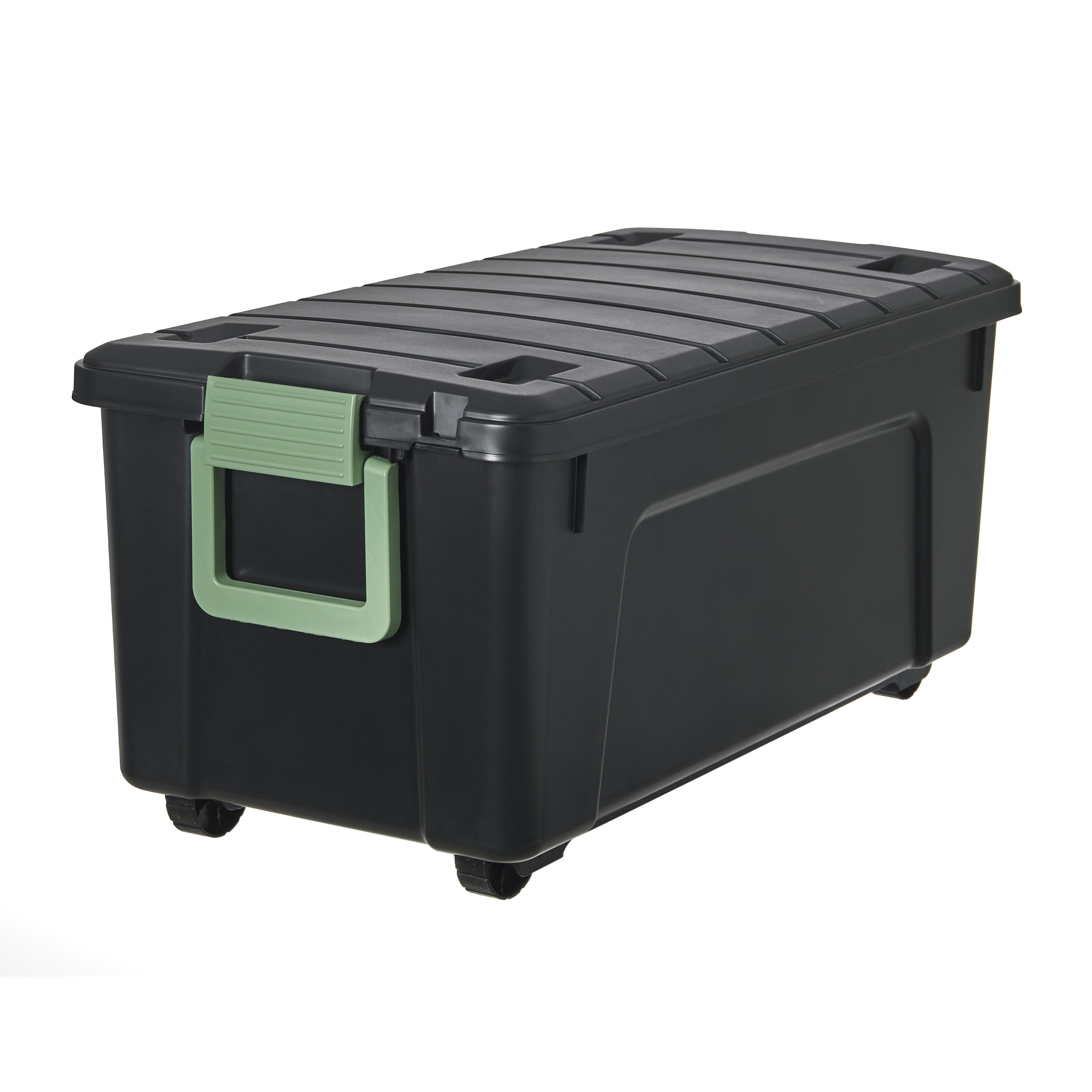 Caja de almacenamiento para servicios públicos con ruedas y asas - 2