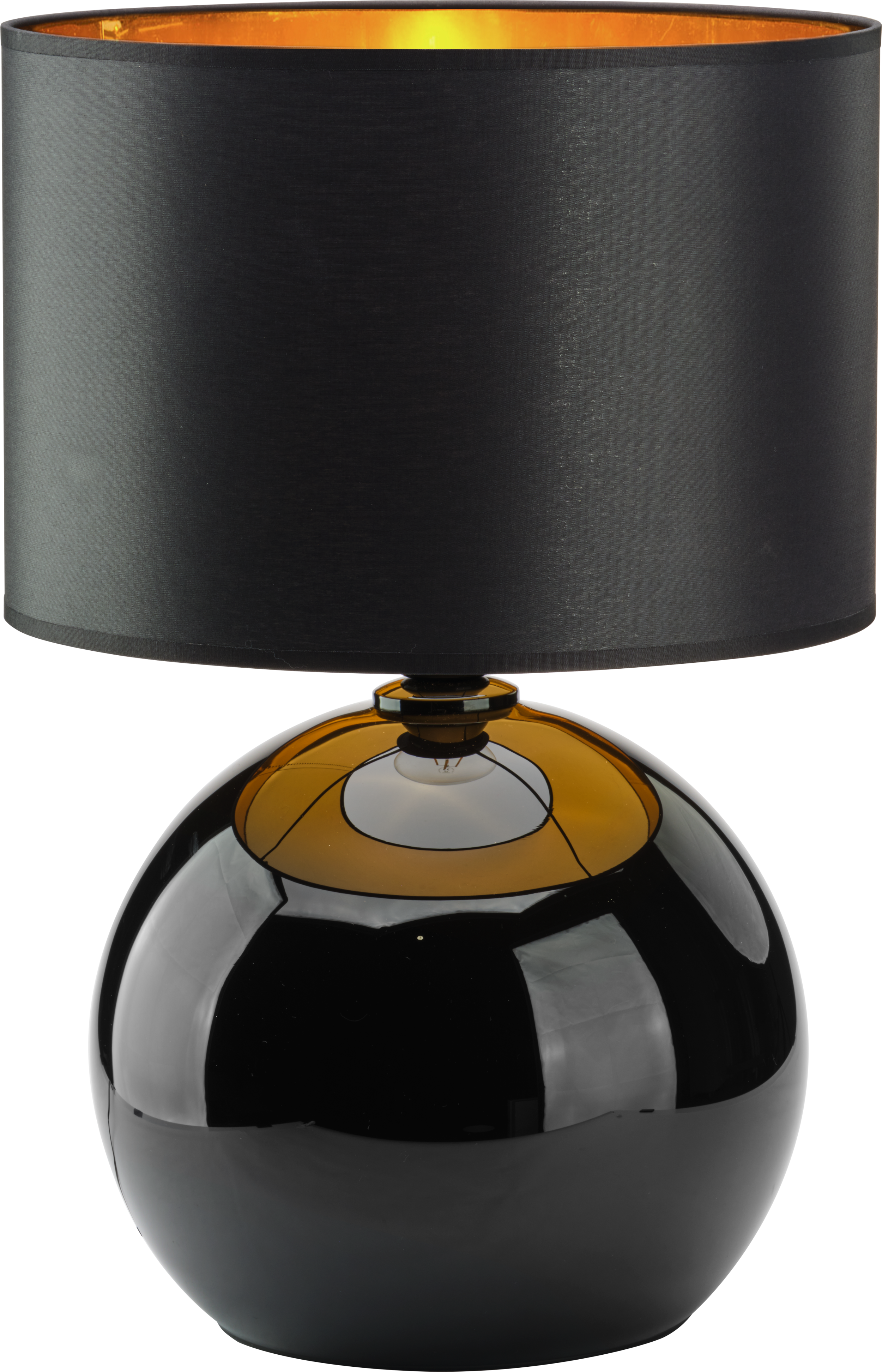 Lampa stołowa Palla czarno-złota E27 TK Lighting