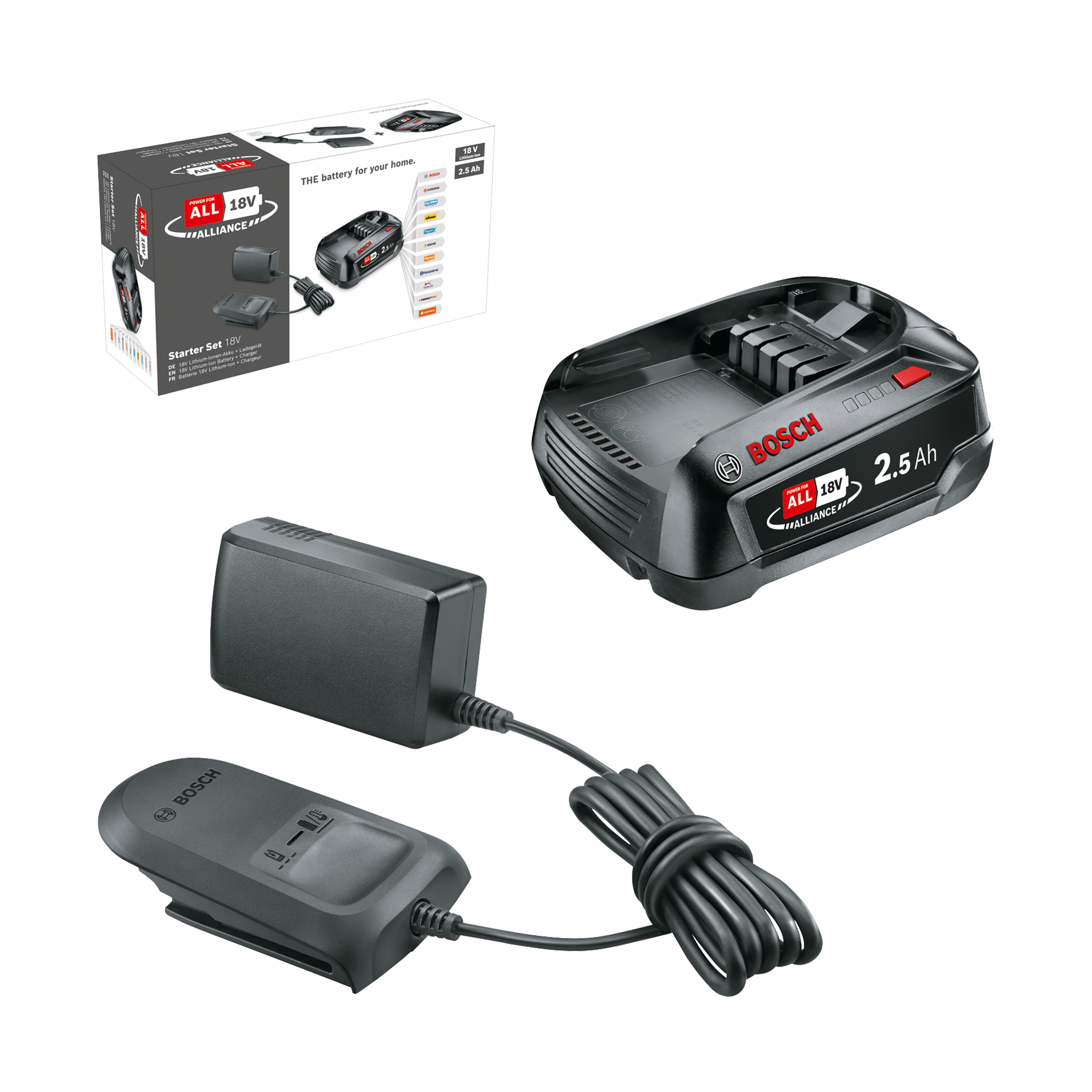 Akumulator i ładowarka Starter Set 18V Alliance 2.5 Ah BOSCH - 2