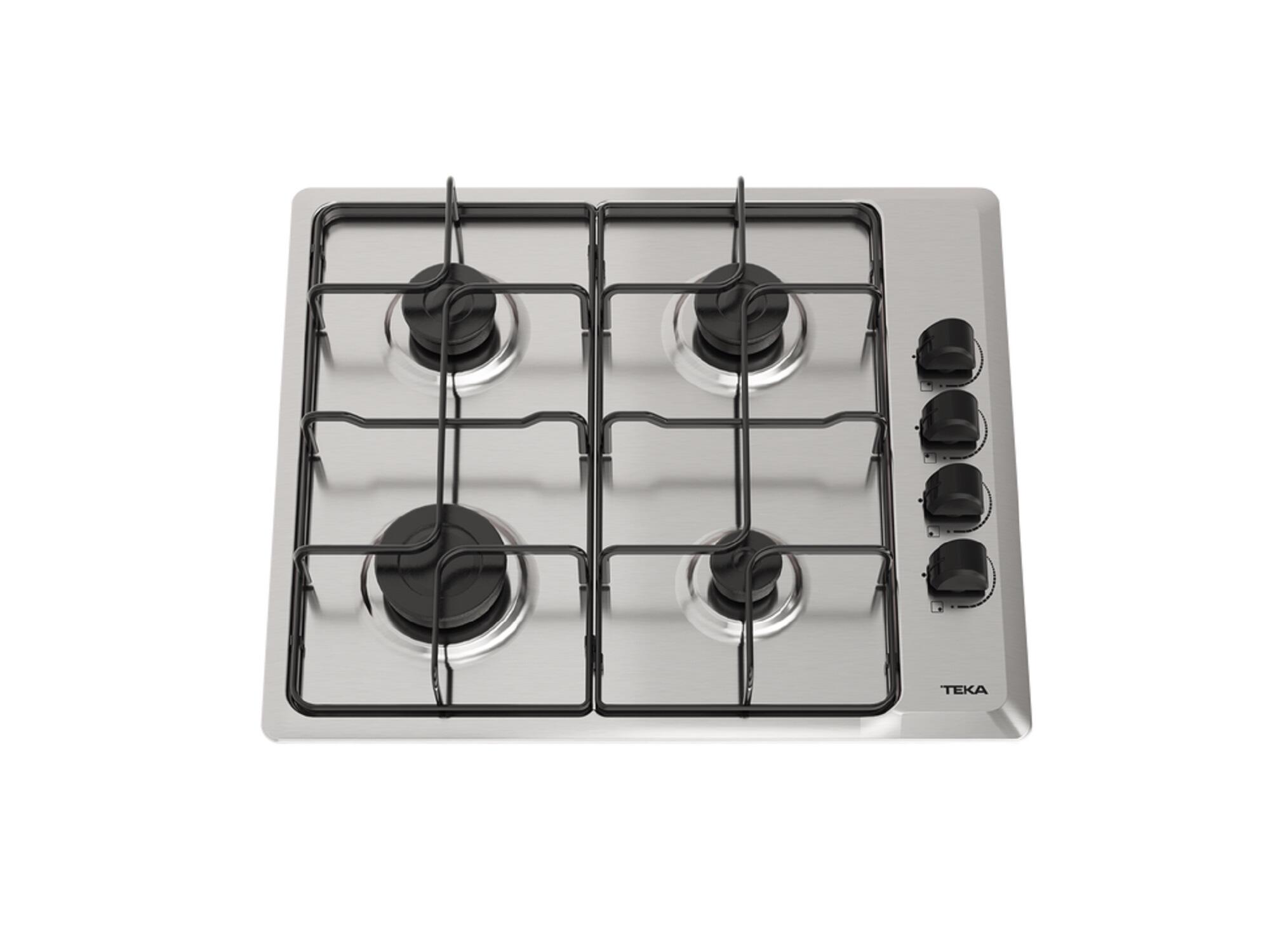 Placa de gas TEKA GAS HLX 640 BUT 4 zonas de cocción gas butano acero inox 60cm - 2
