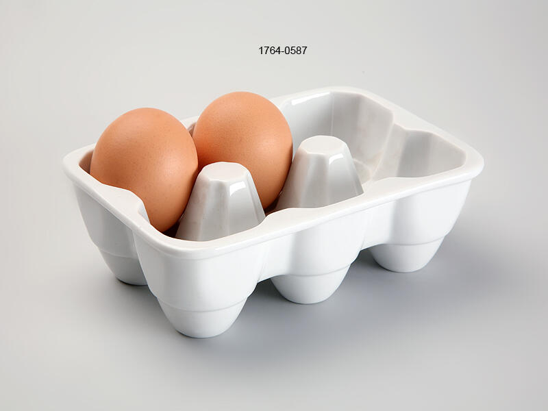 Huevera para 6 huevos versa de cerámica