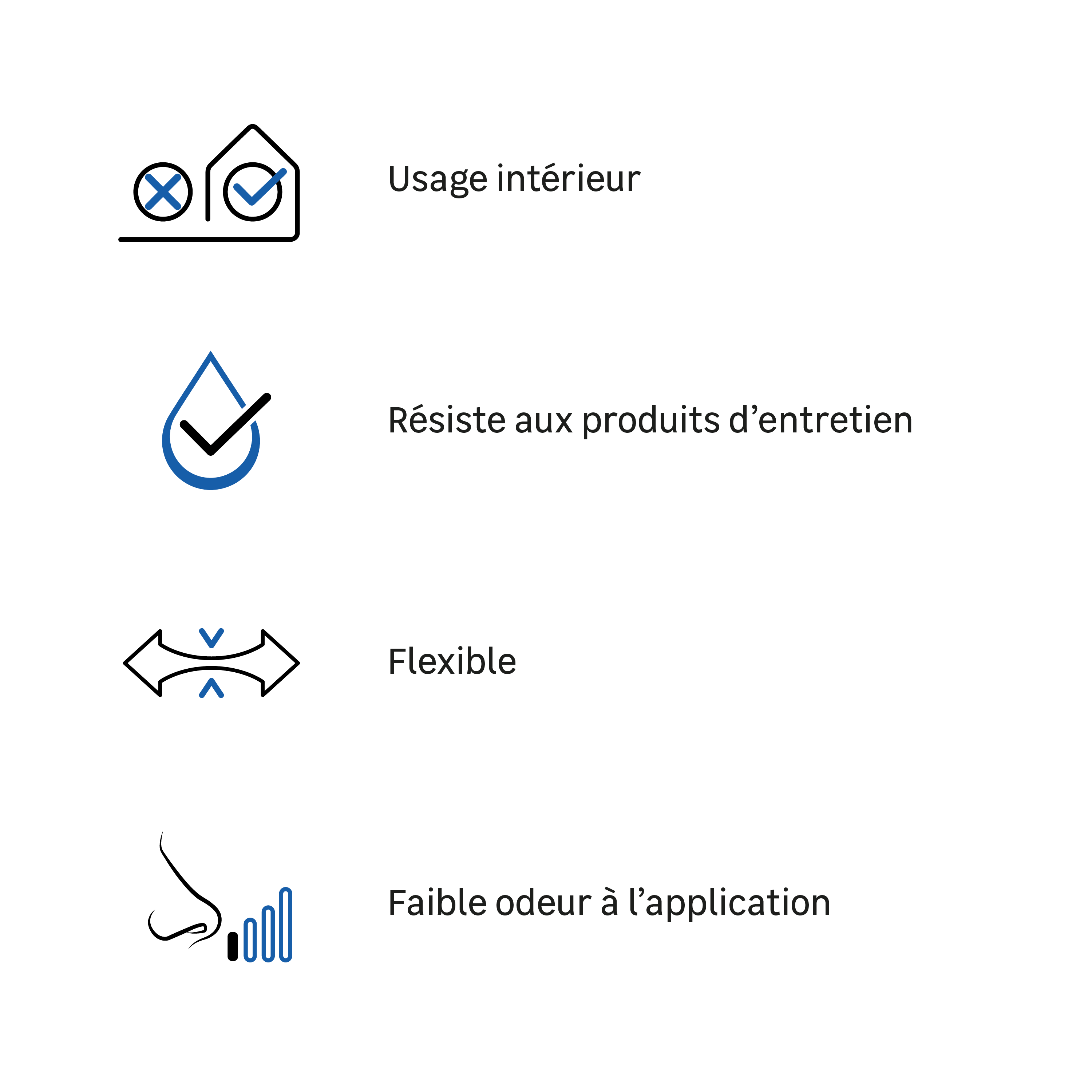 Mastic silicone neutre AXTON, blanc, 280 ml - 5