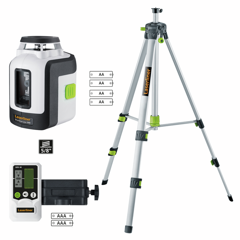 Niveau laser 360° vert LASERLINER Smartline Laser G360 Set 150 - 2