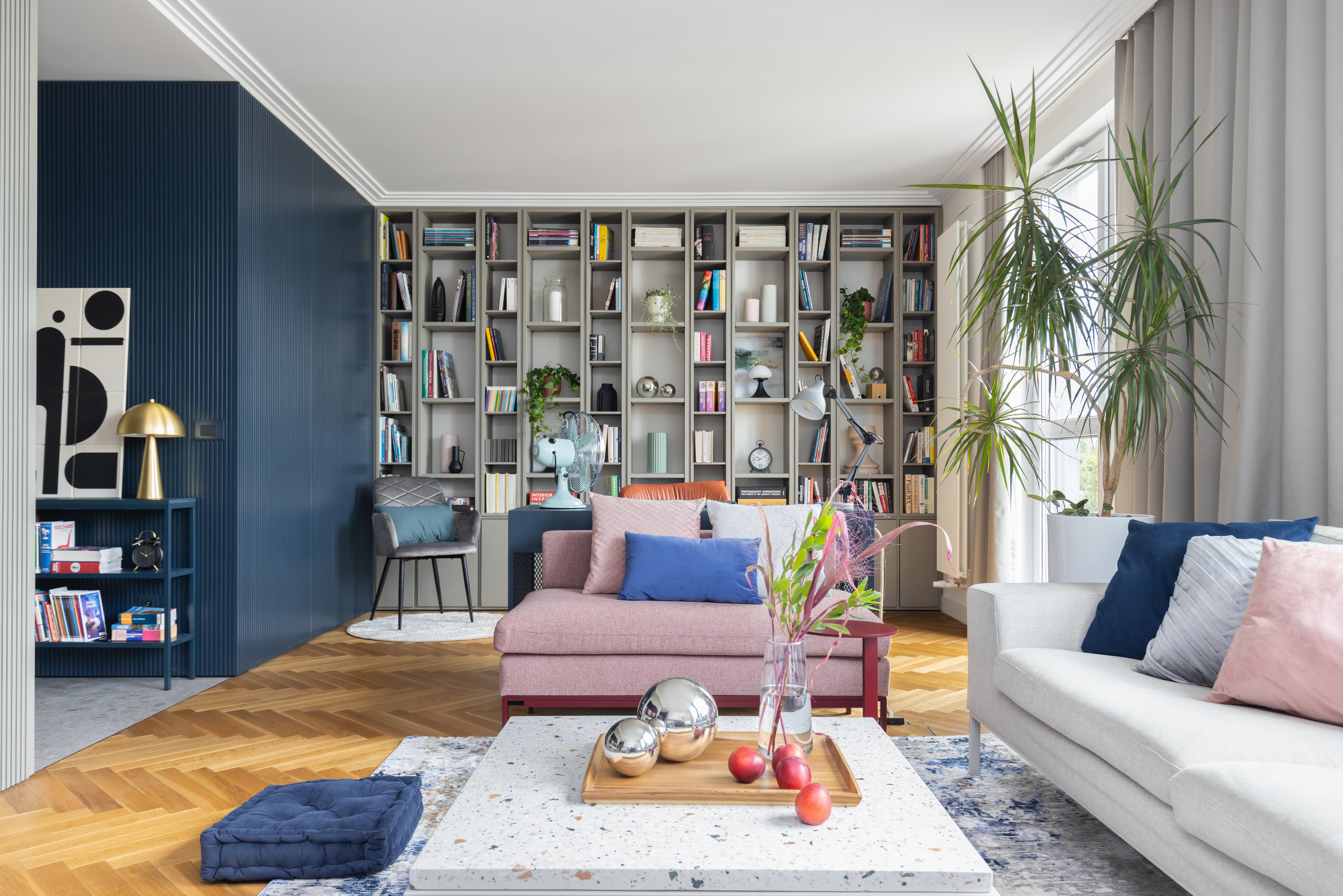 Poduszka welurowa Dubbo granatowa 50 x 30 cm Inspire - 12