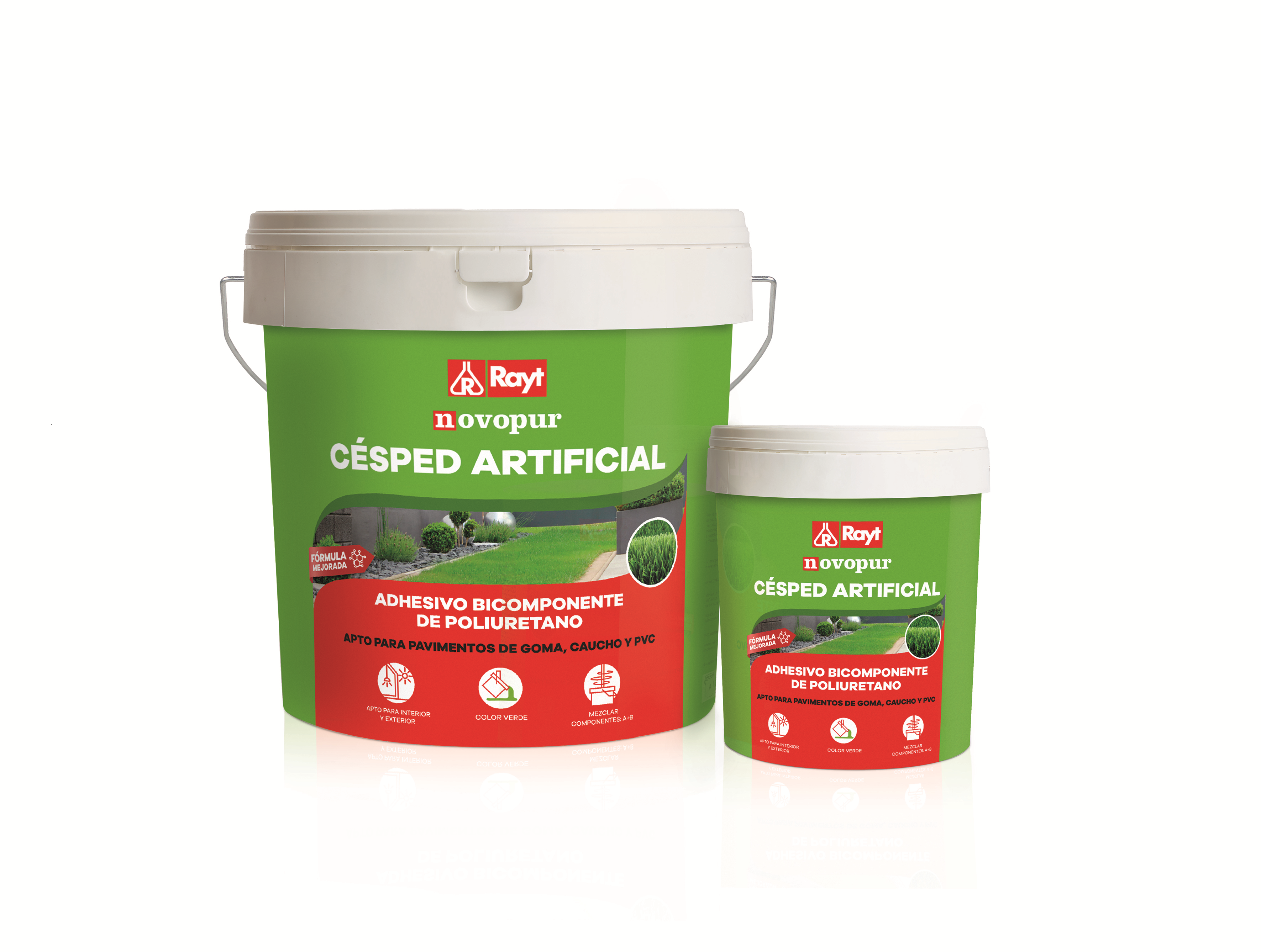 Cola verde para montaje de césped artificial NOVAPUR 6.75 kg - 3