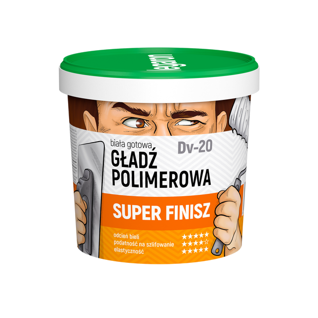 Gotowa gładź polimerowa Super Finisz DV-20 1.5 kg Megaron