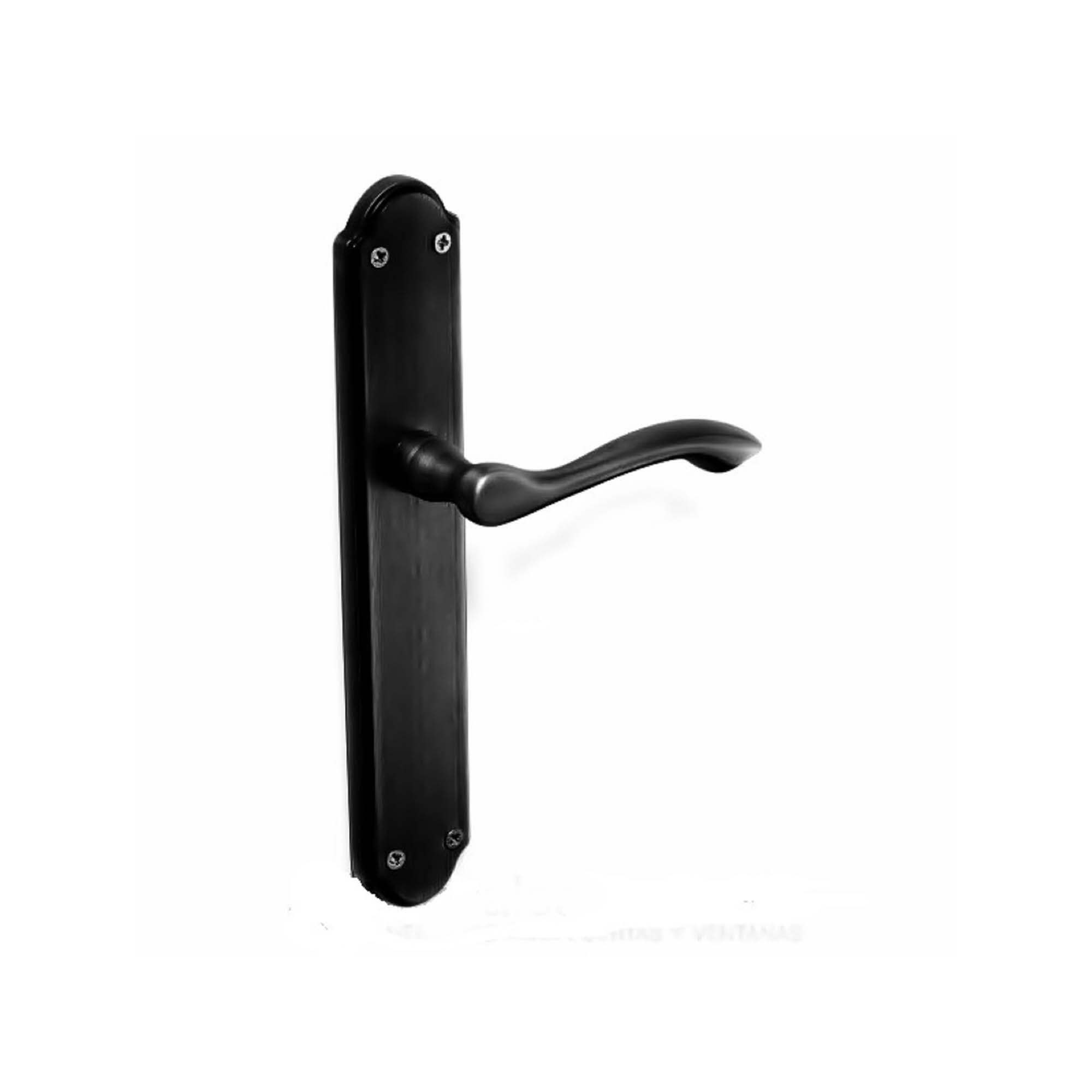 Manilla con placa p122en negro