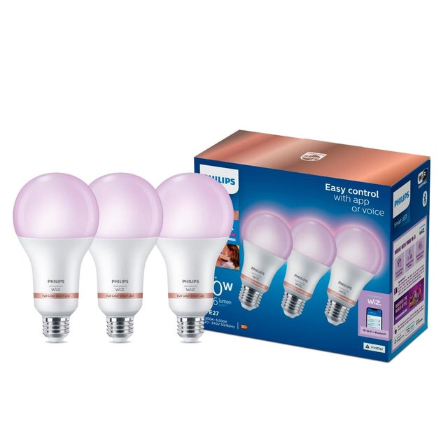 Philips ampoule LED Standard E27 40W Blanc Chaud Dépolie, Verre, 2