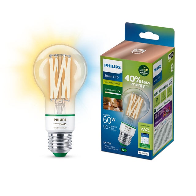 Ampoule LED E27 6W G45 équivalent à 60W - Blanc Chaud 2700K | Leroy Merlin