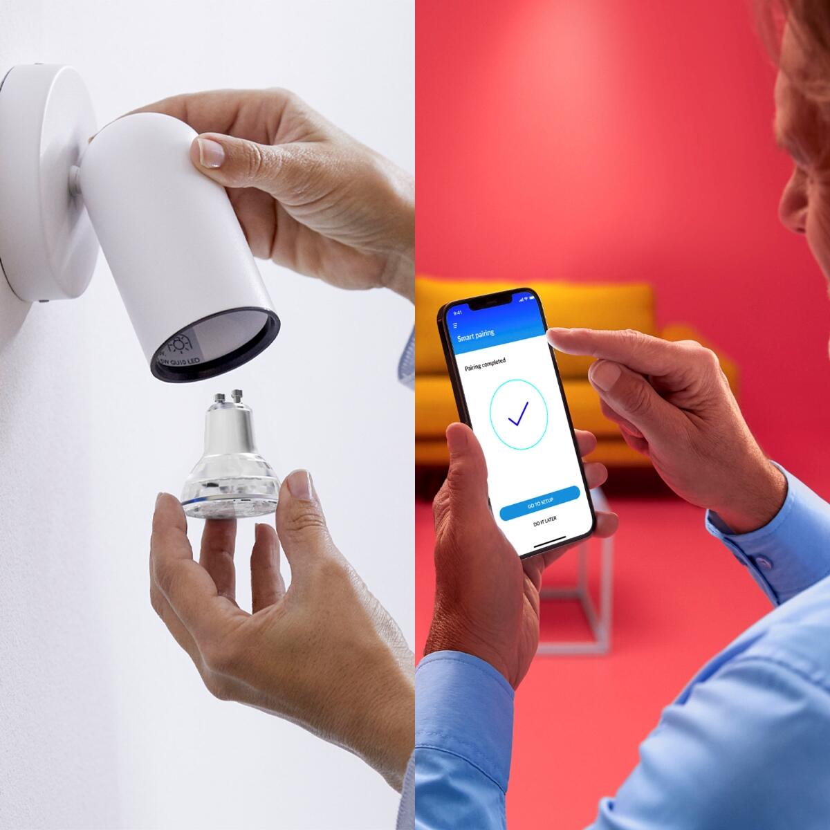 Ampoule led connectée GU10, 345Lm, couleur changeante, PHILIPS SMART LED - 5