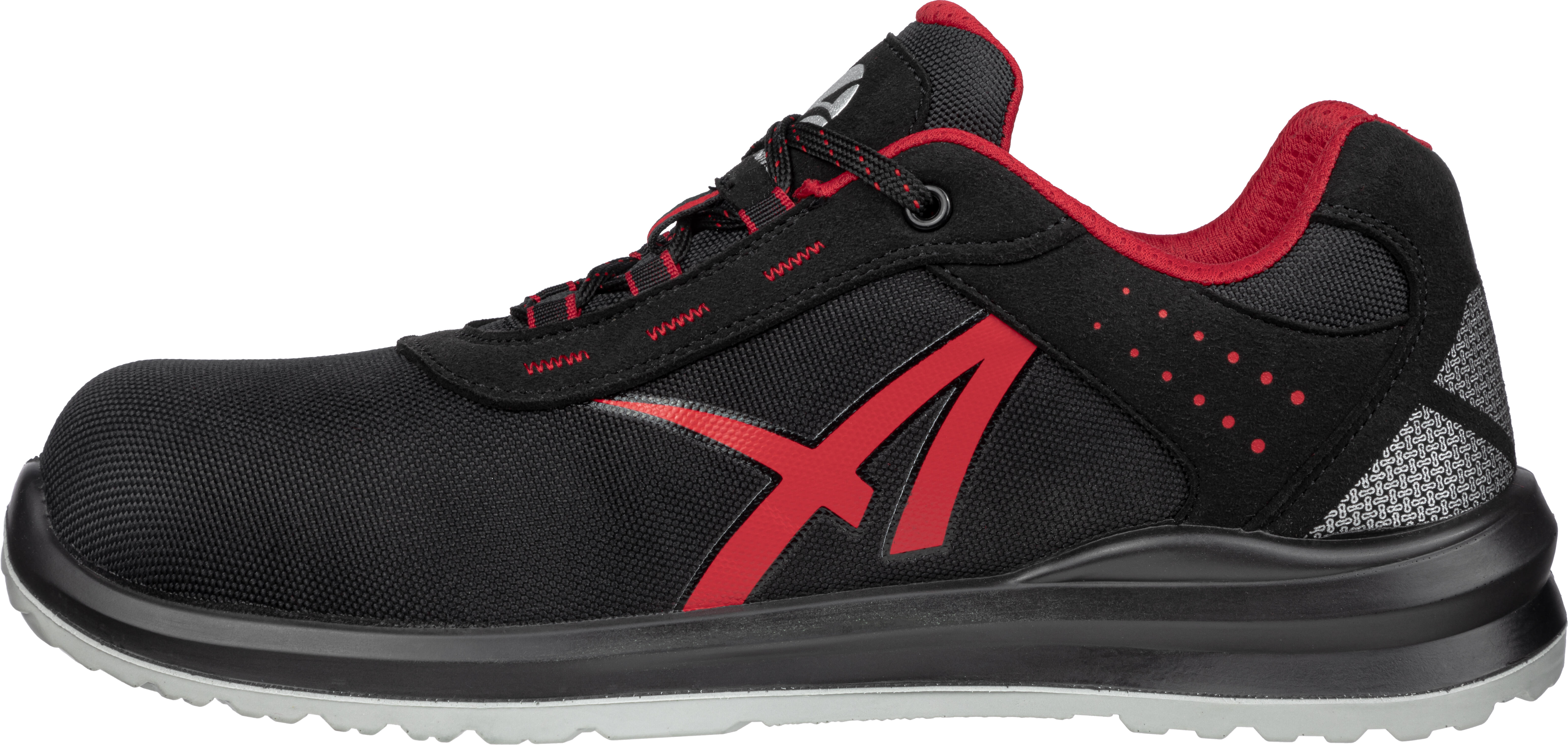 Chaussure de sécurité basse S3 Noir/Rouge T.43 GRID - ALBATROS - 5