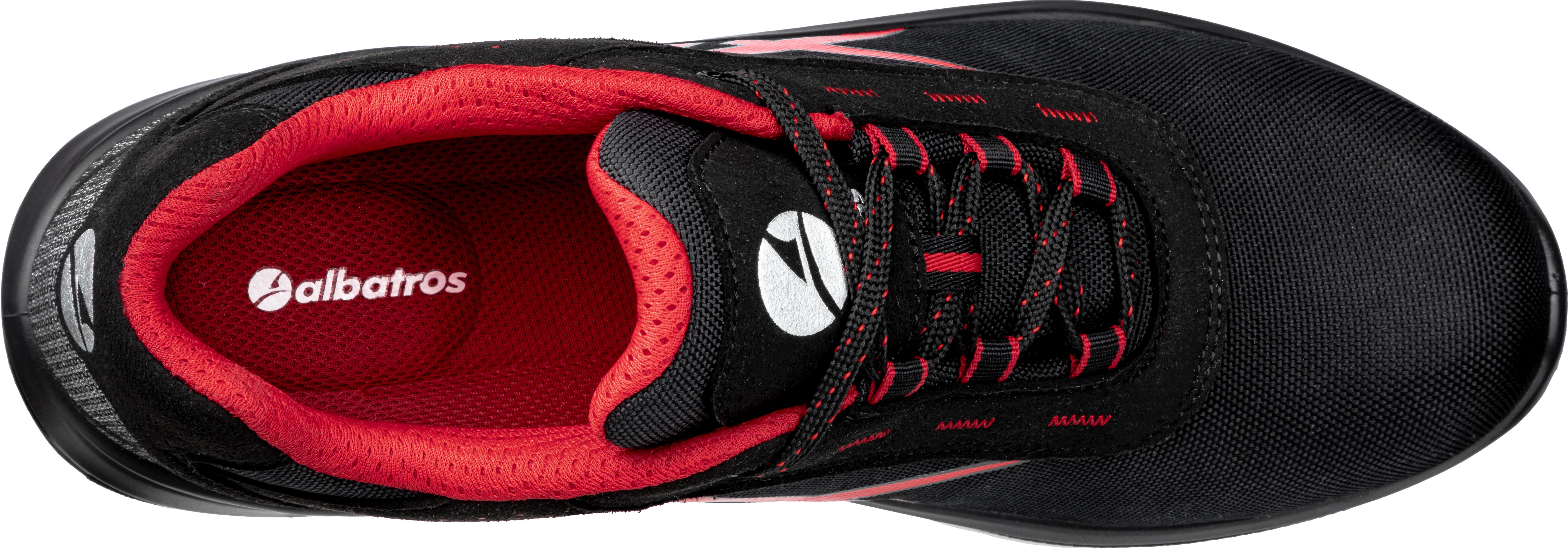Chaussure de sécurité basse S3 Noir/Rouge T.43 GRID - ALBATROS - 4