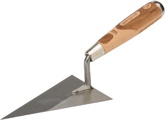 Truelle triangulaire en acier trempé L.14  cm  - 2
