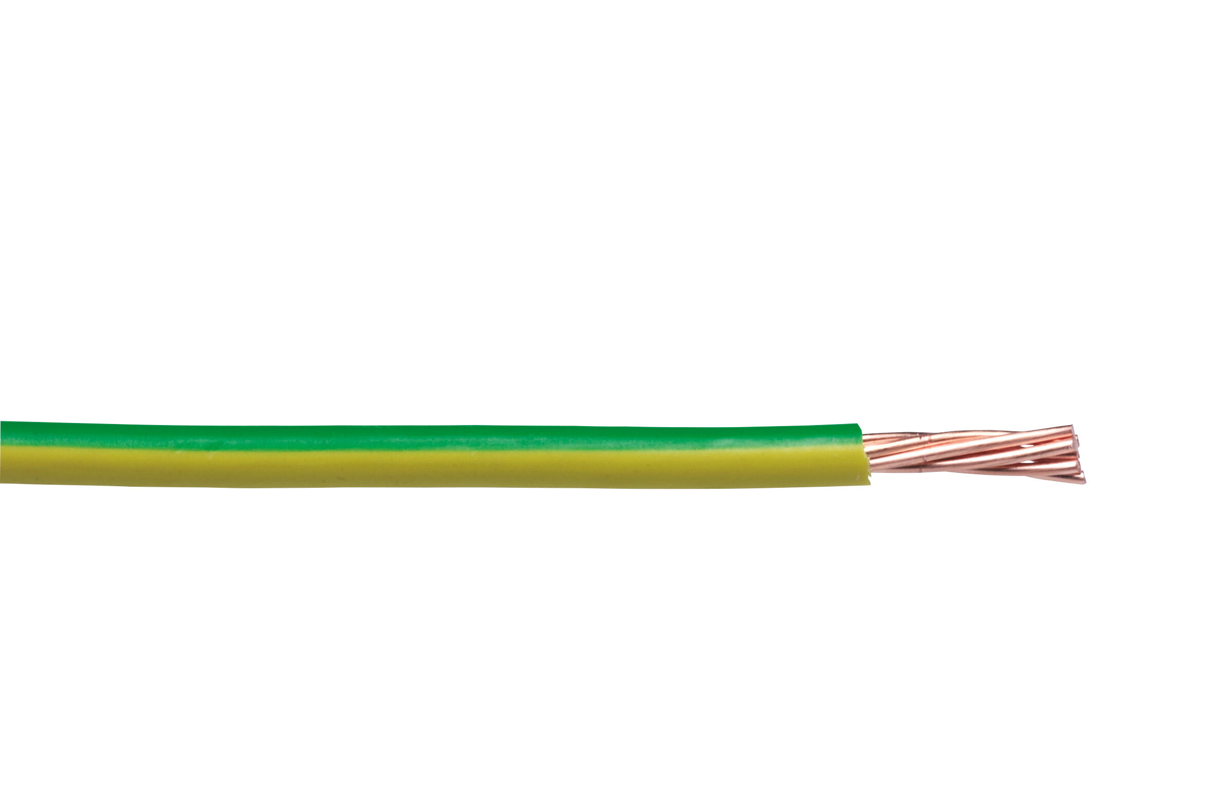 Fil électrique HO7VR 10 mm² jaune-vert 10 m - MIGUELEZ SL - 2