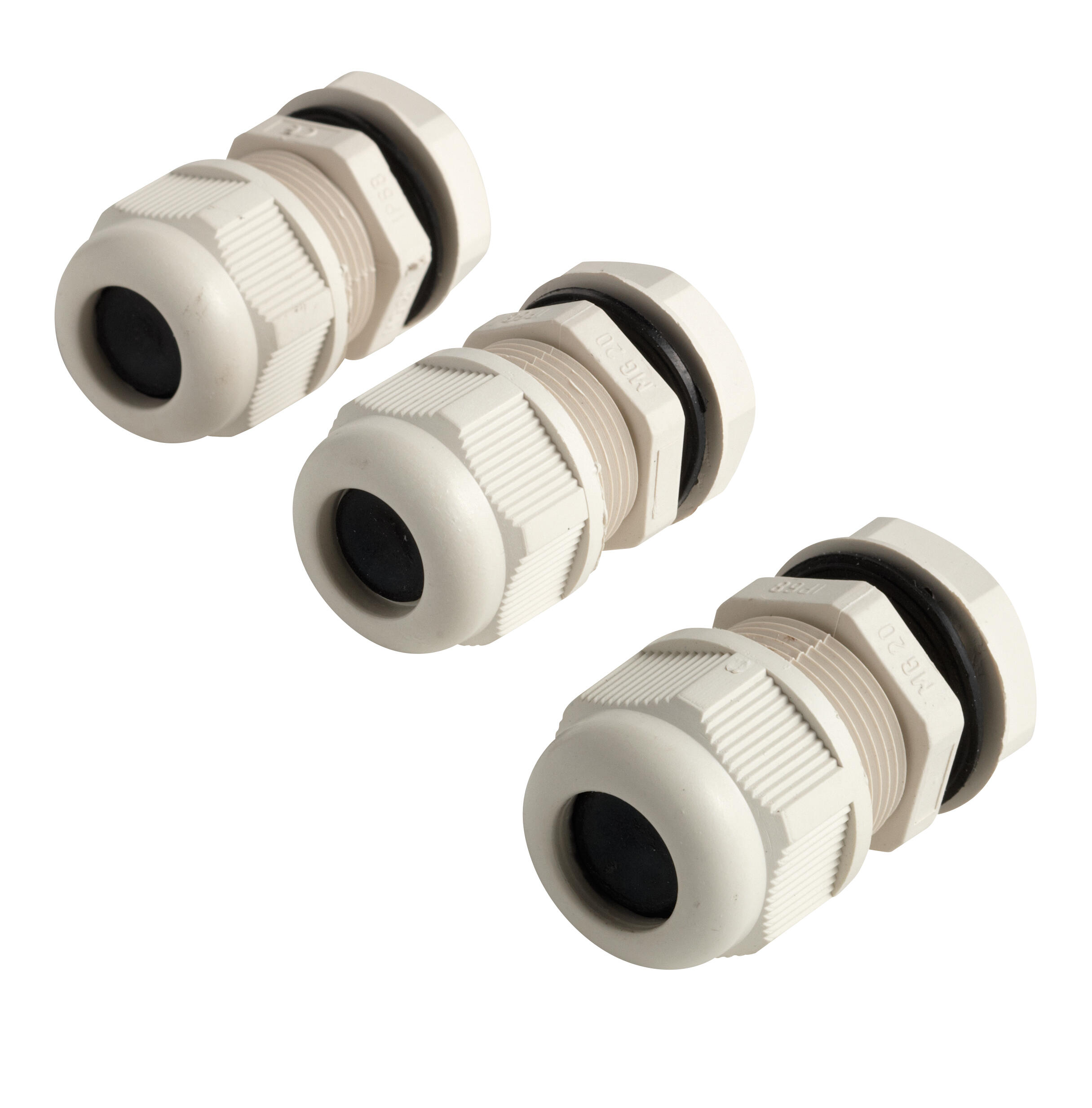 Lot de 3 presse-étoupes gris Diam.20 mm - DEBFLEX - 4