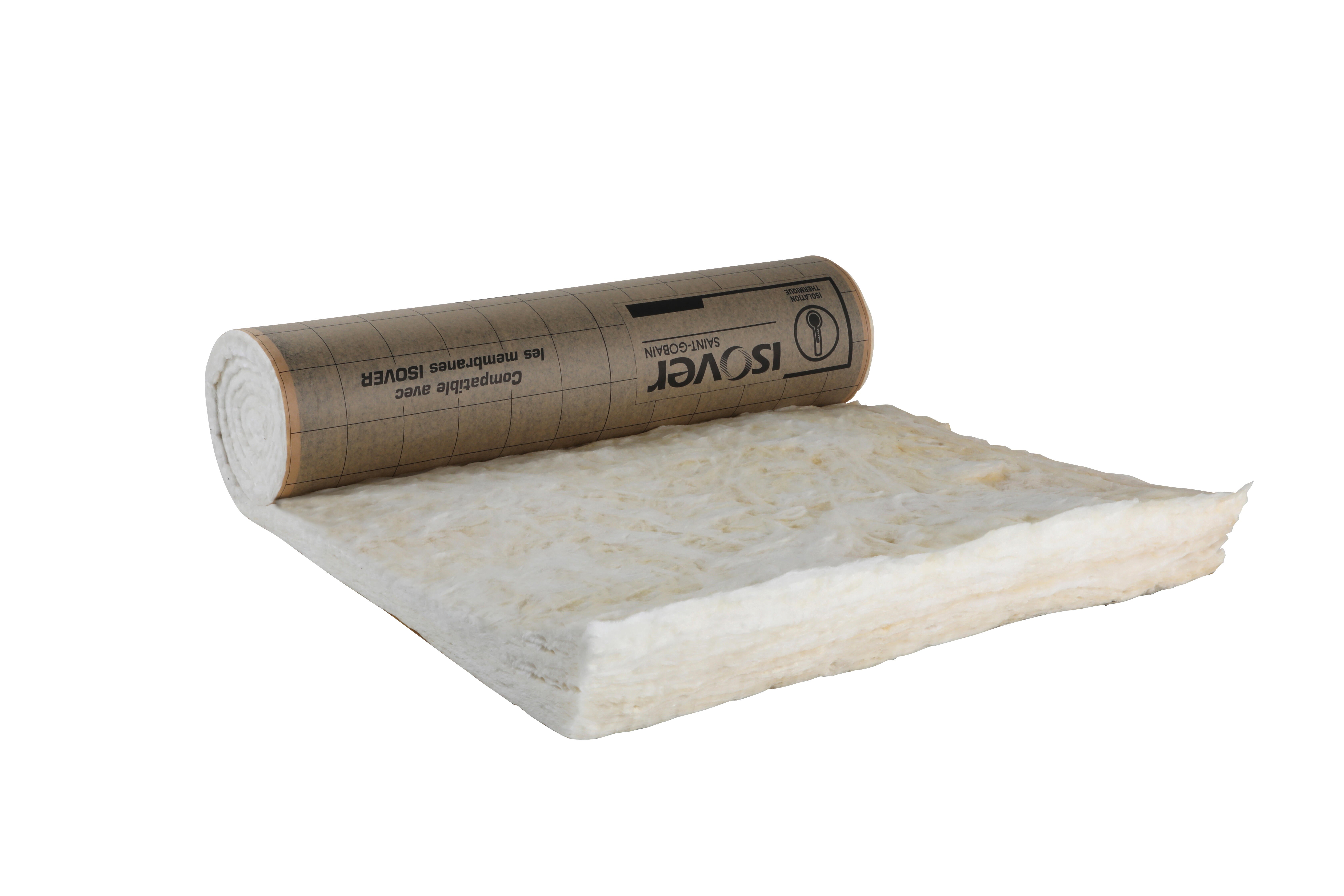 Rouleau laine de verre Kraft TH40 R = 5 L.450 x l.120 cm Ep.200 mm - ISOVER - 2