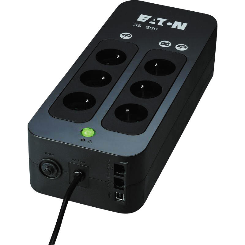 Onduleur 6 prises 2p+t 550va/330w eaton - 4