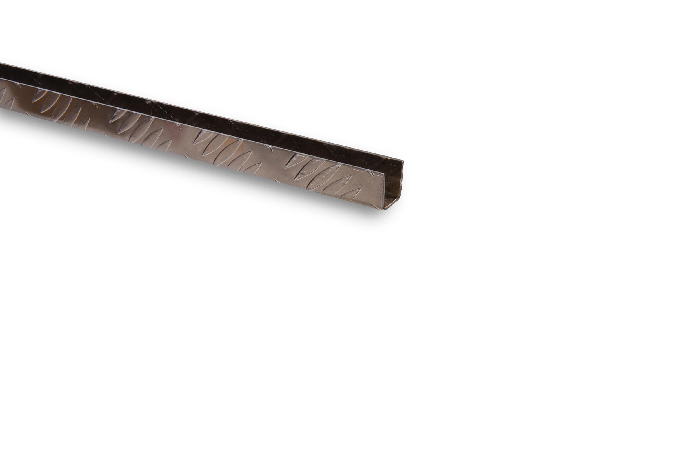 Profilé U damier aluminium  22x22mm L.1 m - CQFD - 2