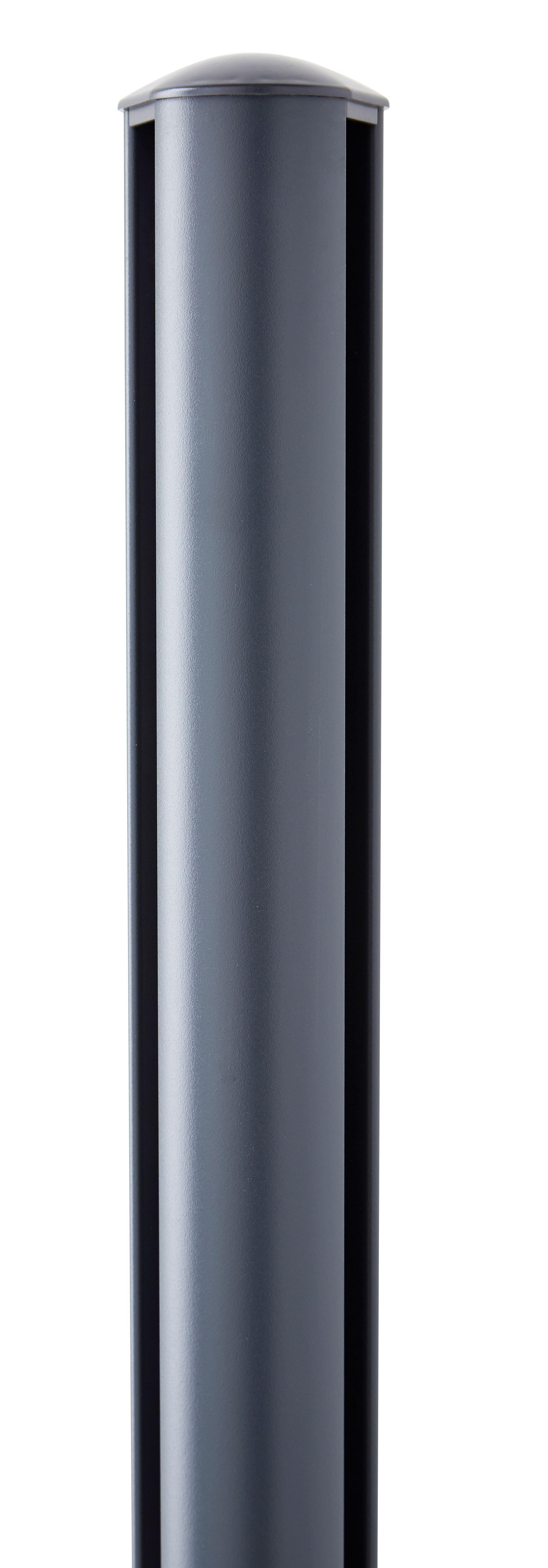 Poteau aluminium multi angle gris Haut.1,26 m - 4