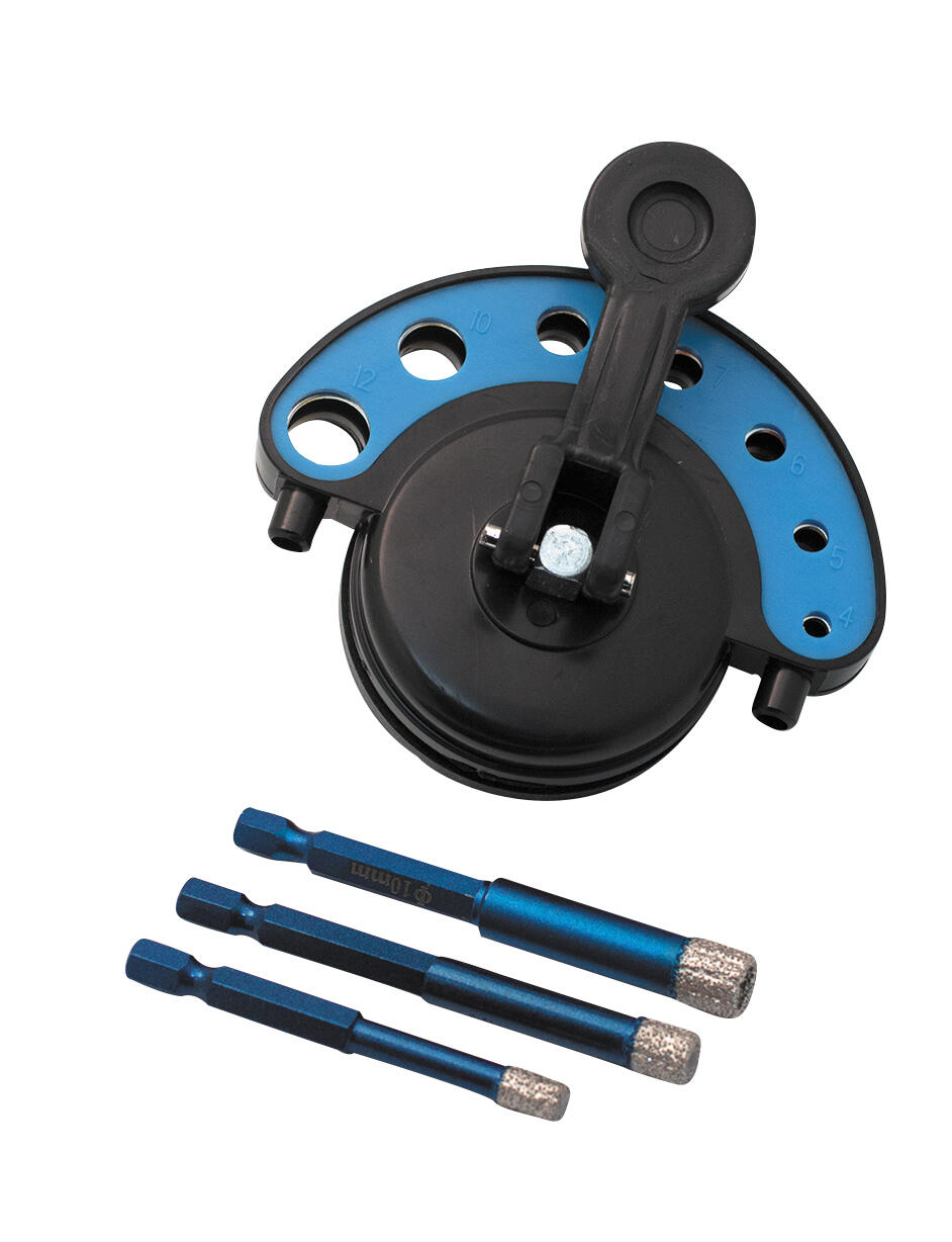 Coffret de 3 forets diamant Diam.6-8-10mm + Guide SCELL IT perçage carrelage et céramique - SCELL-IT - 2