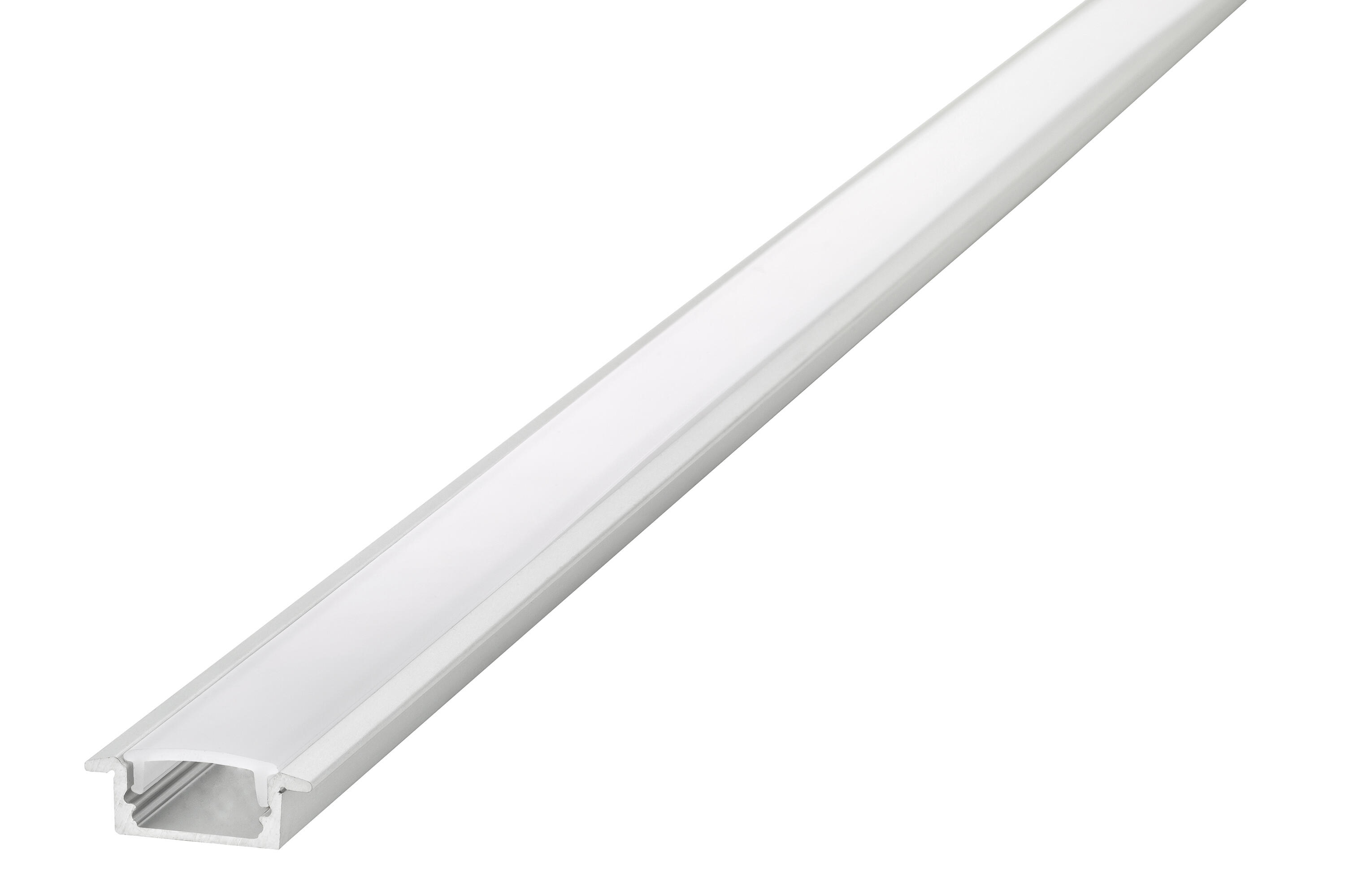 Profils LED En Aluminium 2 M - Lot De 2, Pour Bandes LED Jusqu'à 12 Mm - Avec Diffuseur, Noir - Éclairage Indirect - 2