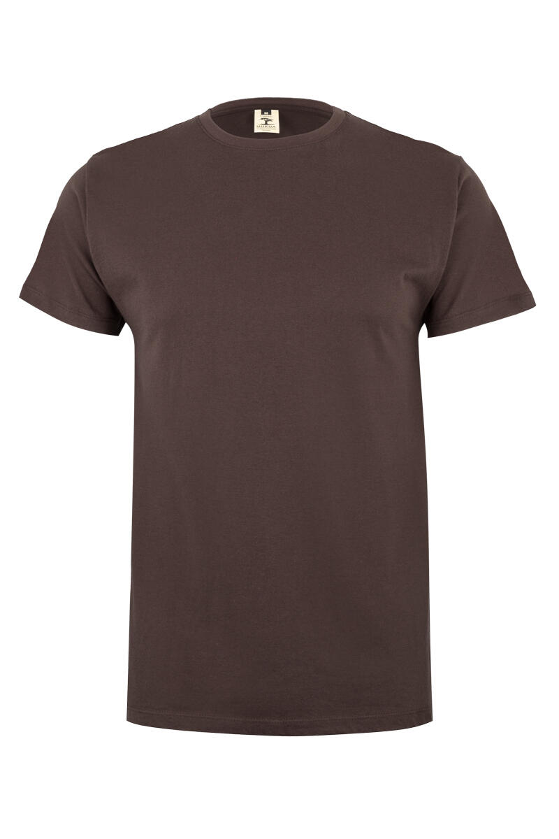 Camiseta manga corta unisex melbourne mukua - brown - talla xl