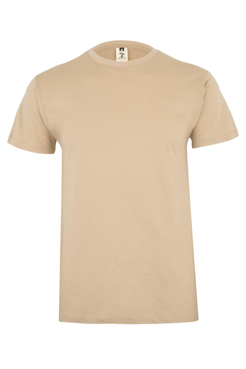 Camiseta manga corta unisex melbourne mukua - talla sand - talla m