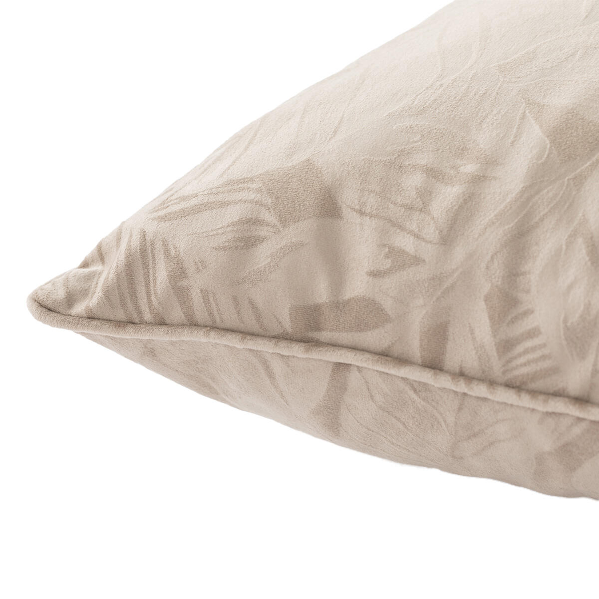 Fodera per cuscino velluto Savana tortora 50 x 50 cm - 4