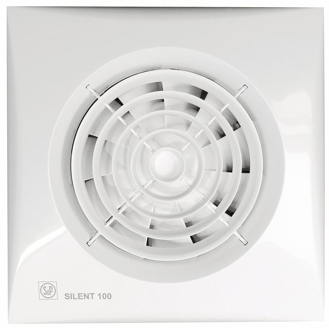 Extractor bano silent 100 cz S&P 8w - 95m3/h - conducto 100mm
