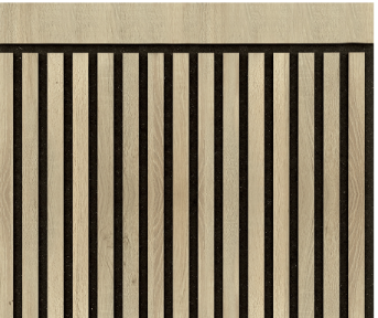 Pannello decorativo fonoassorbente Boiserie rovere L 118 x L 50 cm, Sp 10.4 mm - 5