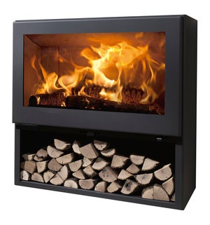 ᐉ Stufa a Legna Alfa Plam Elita 3 Rossa, 7kW