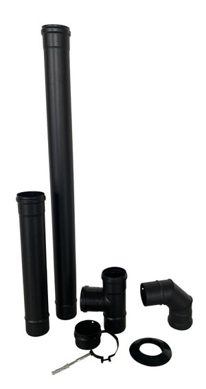 RACCORDO CALDAIA DI GIUNZIONE 150 Mm F-F TUBI ACCIAIO INOX Giunto Canna Fumaria 88553776 - Foto 14