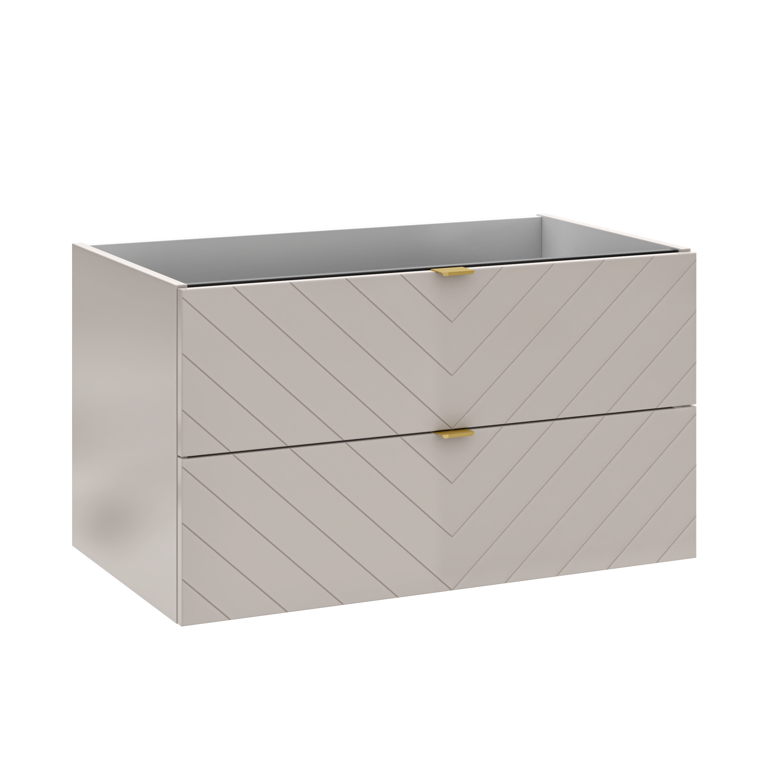 Szafka pod umywalkę Vixana 80.2x45.6x45 cm kaszmirowa Mirano