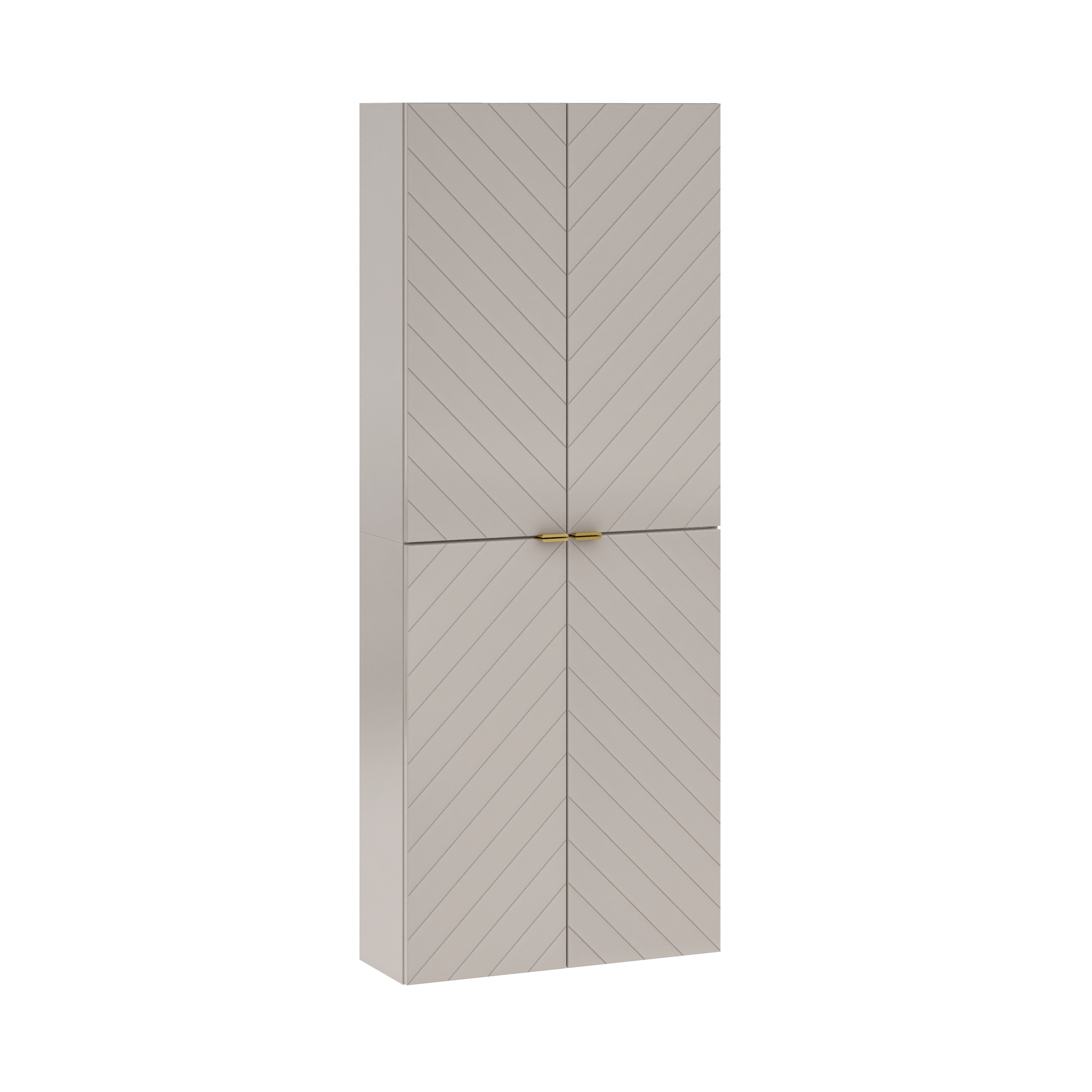 Szafka łazienkowa wisząca Vixana 60x21.6x74.7 cm kaszmir Mirano - 11