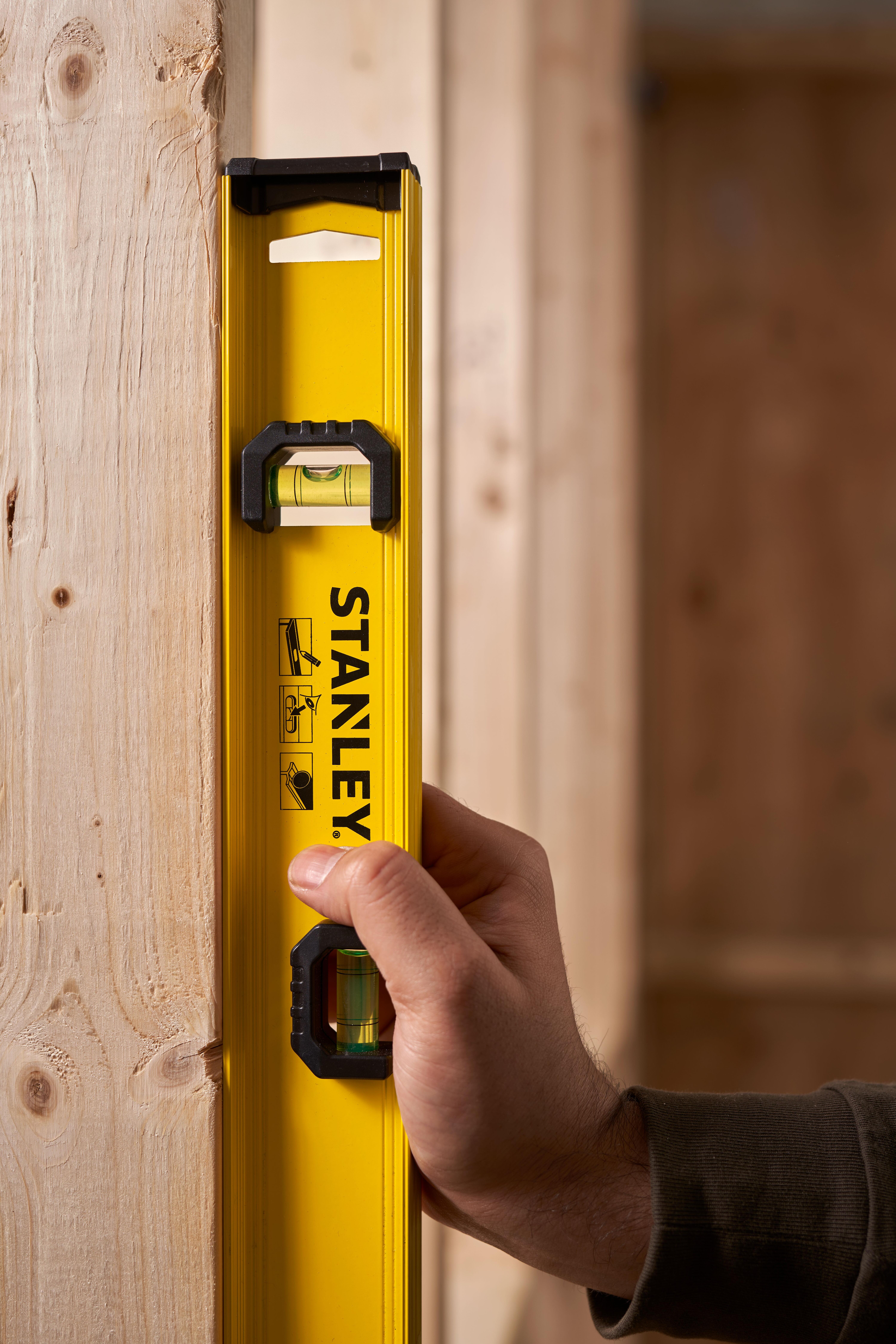 Livella manuale rettangolare STANLEY 45 cm 3 fiale - 2